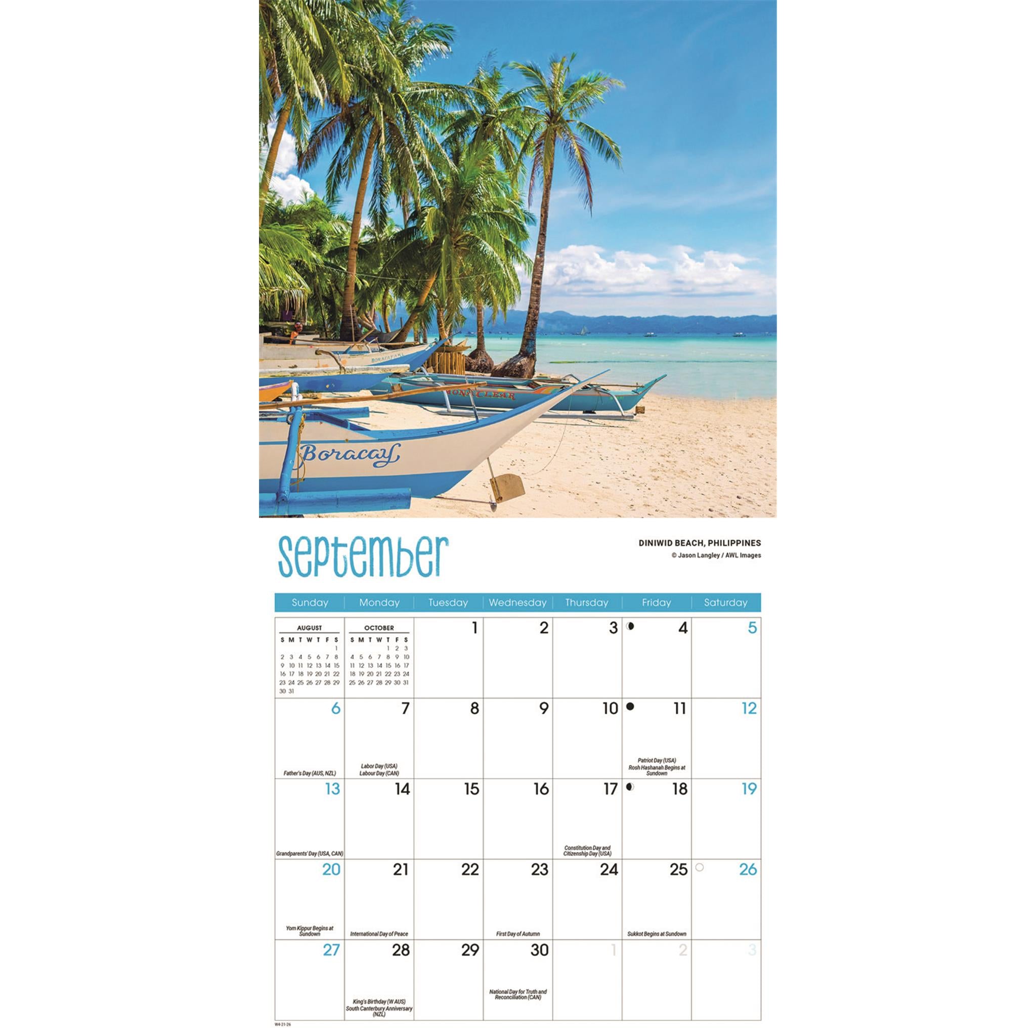 Mini-calendrier des plages 2026