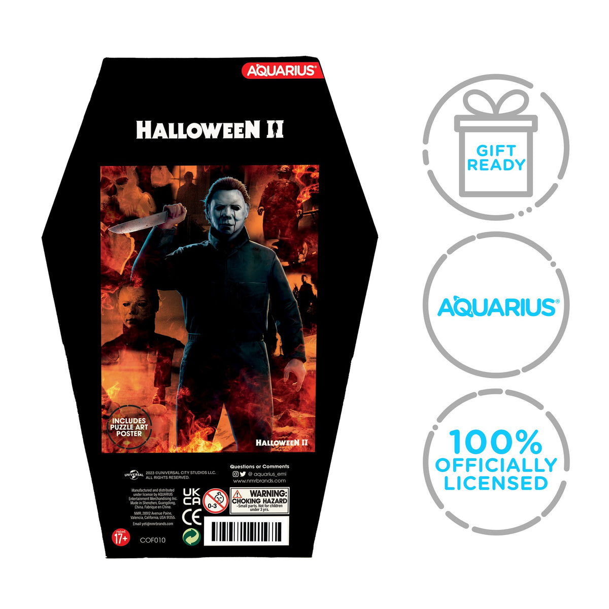 Puzzle 500 pièces Halloween II en forme de cercueil