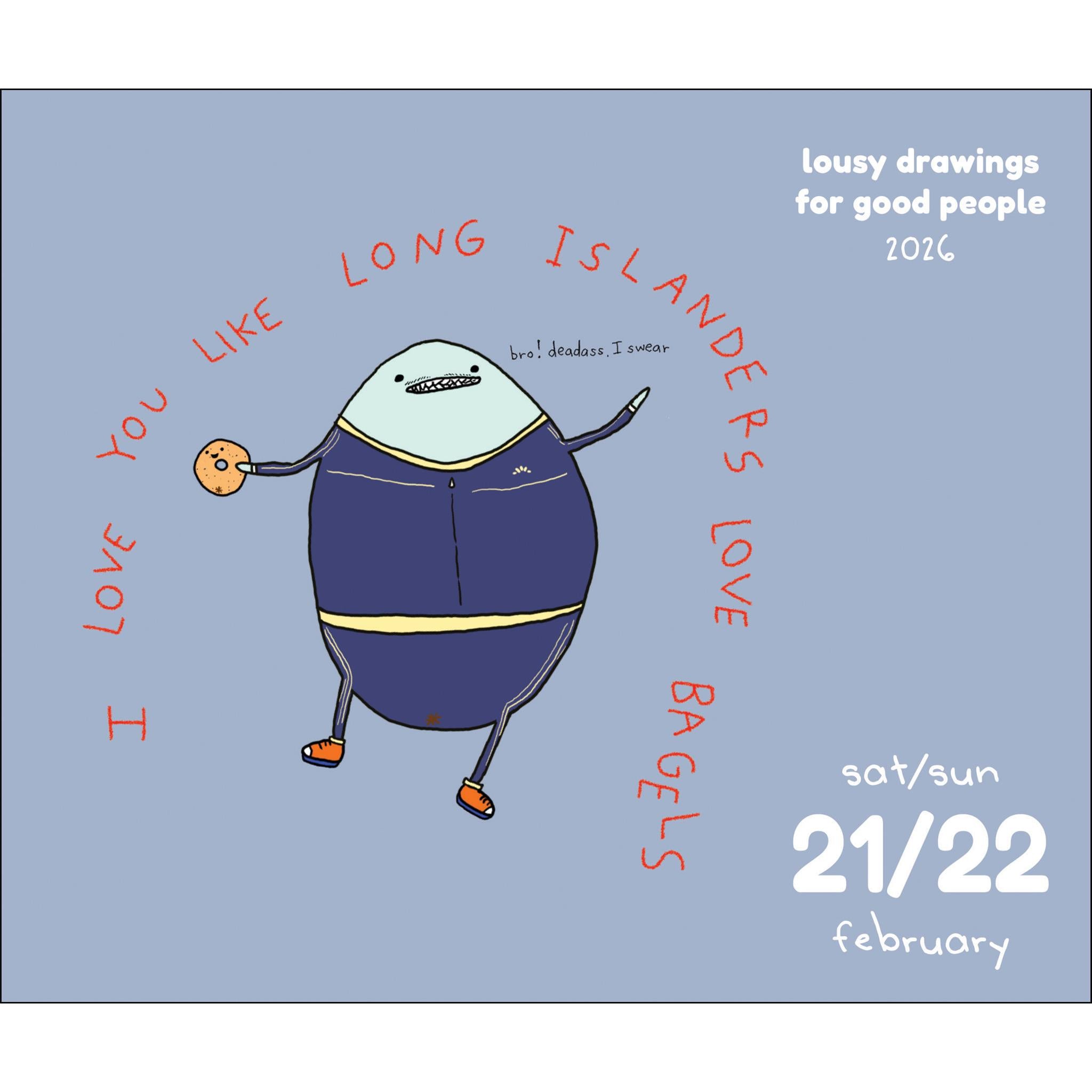 Lousy Drawings For Good People 2026 Box Calendar - Online Only