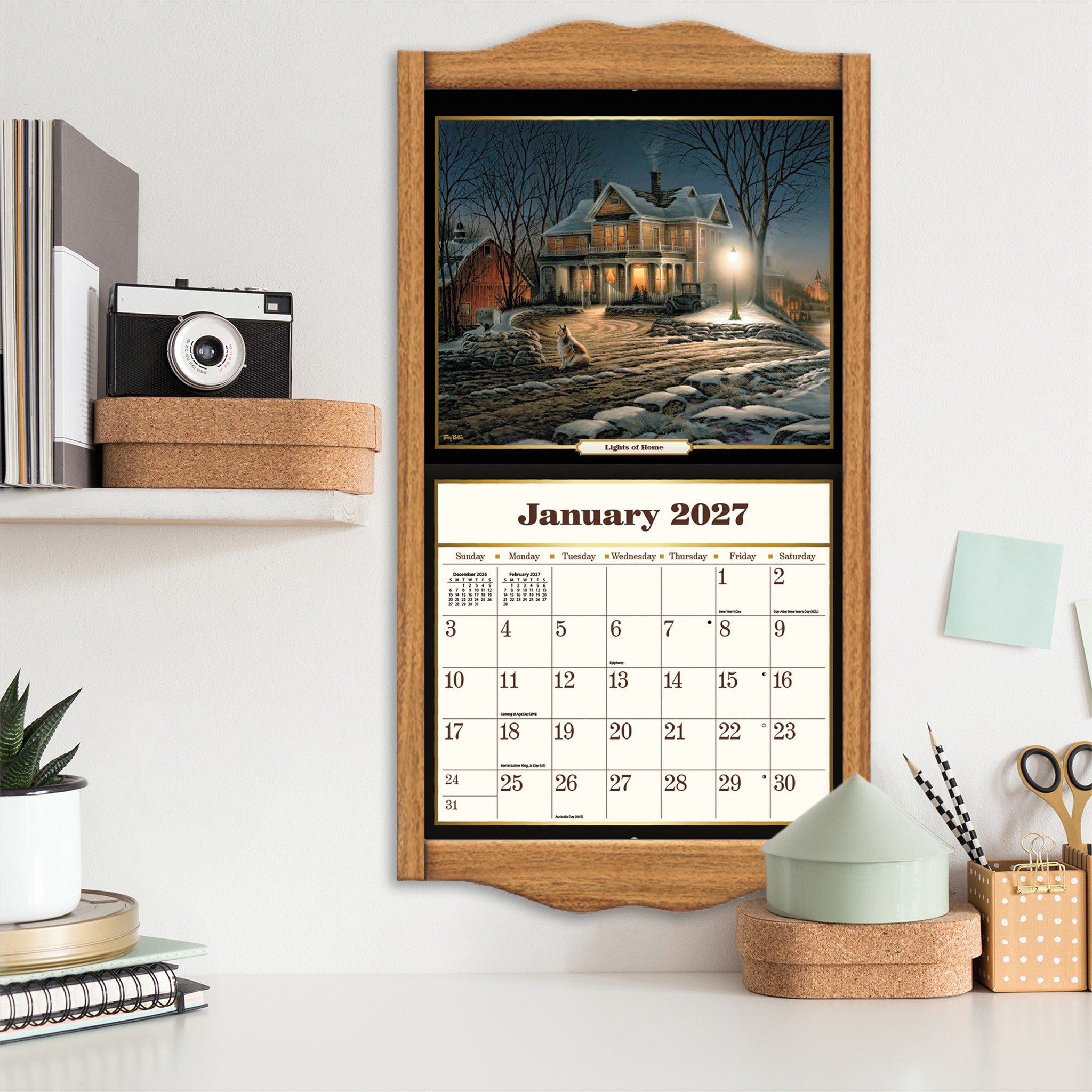 Terry Redlin Special Edition with Print 2027 Wall Calendar