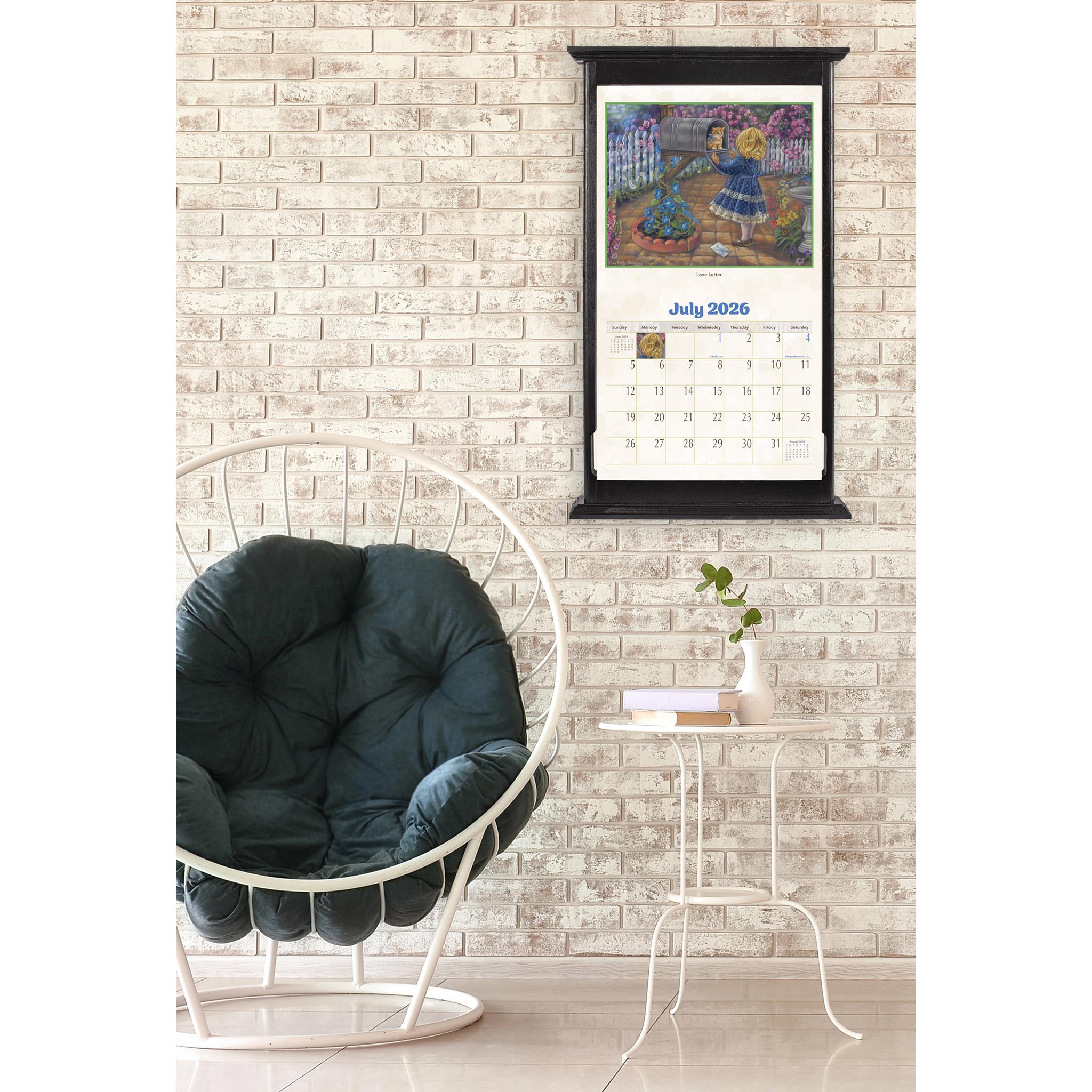 Calendrier mural Jeune de cœur 2026 - Disponible uniquement en ligne