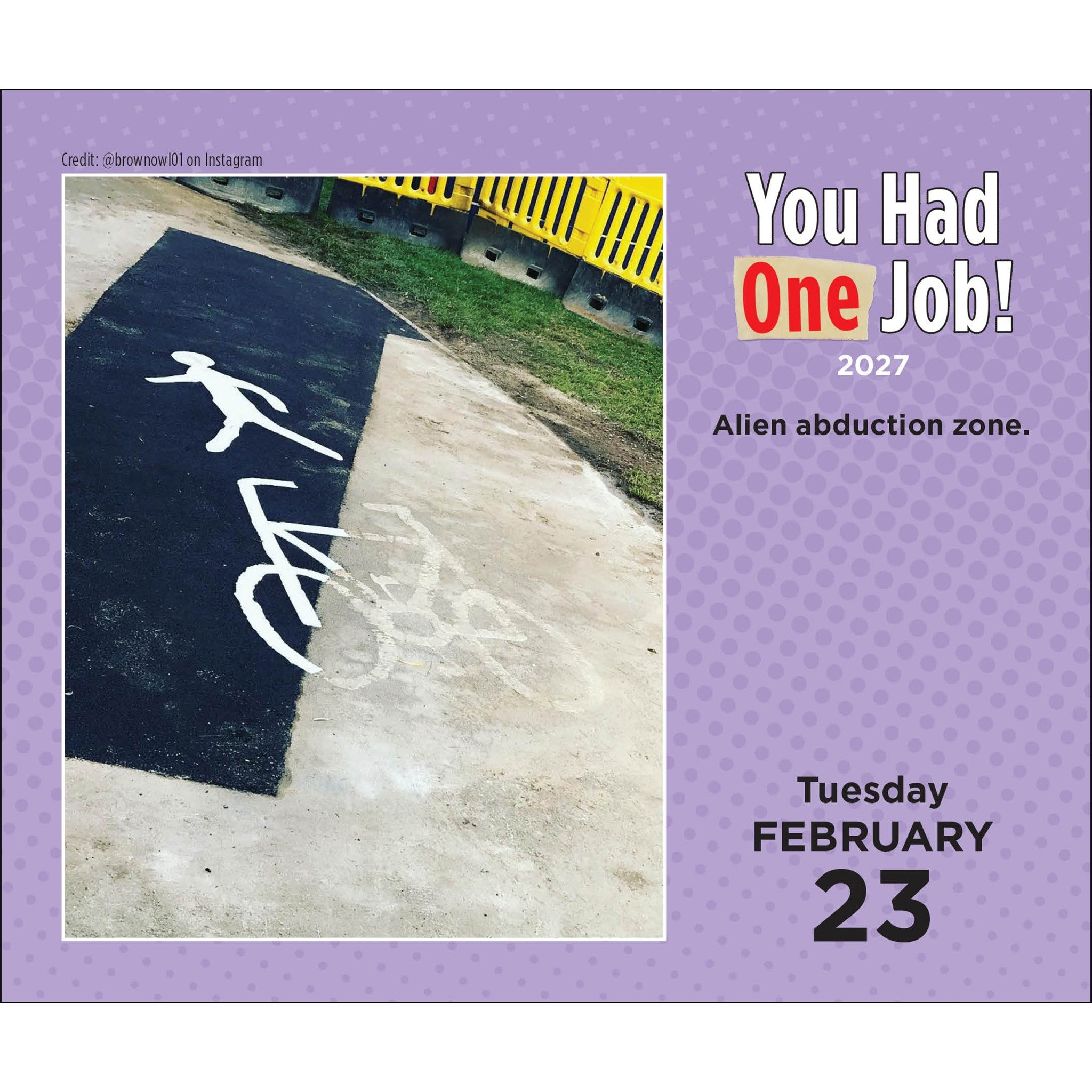 You Had One Job 2027 Box Calendar
