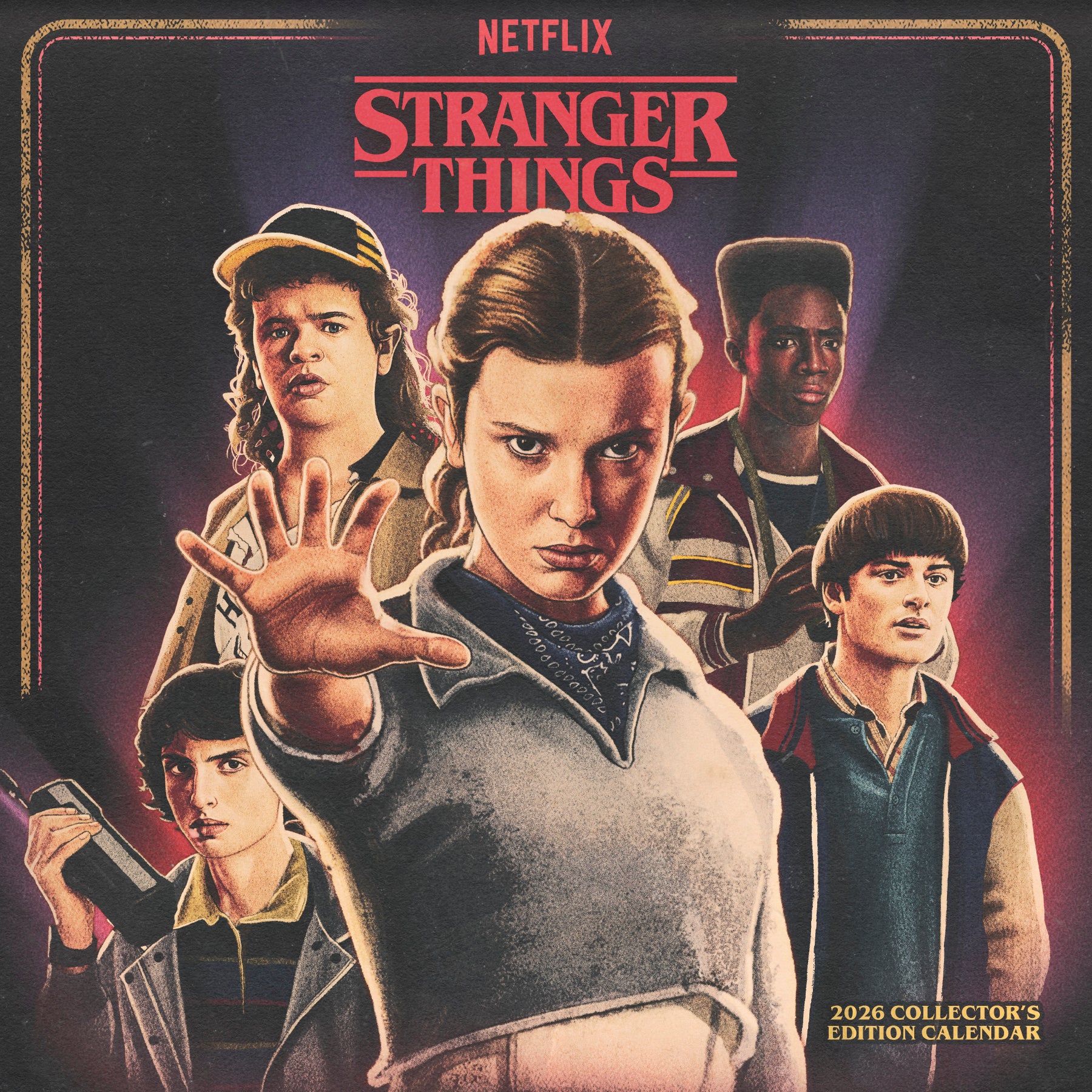 Calendrier mural Stranger Things Édition Collector 2026 - Disponible uniquement en ligne