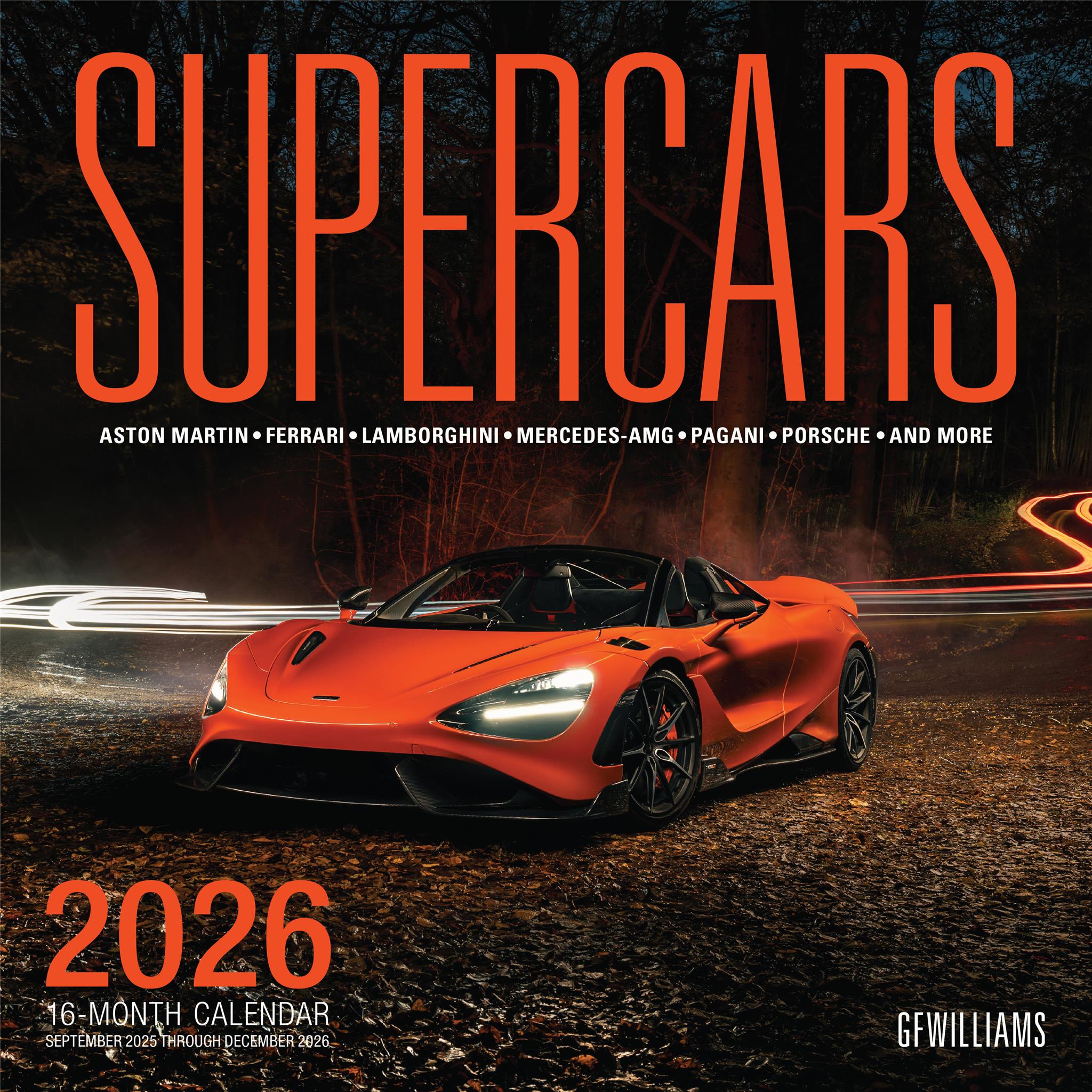 Calendrier mural Supercars 2026