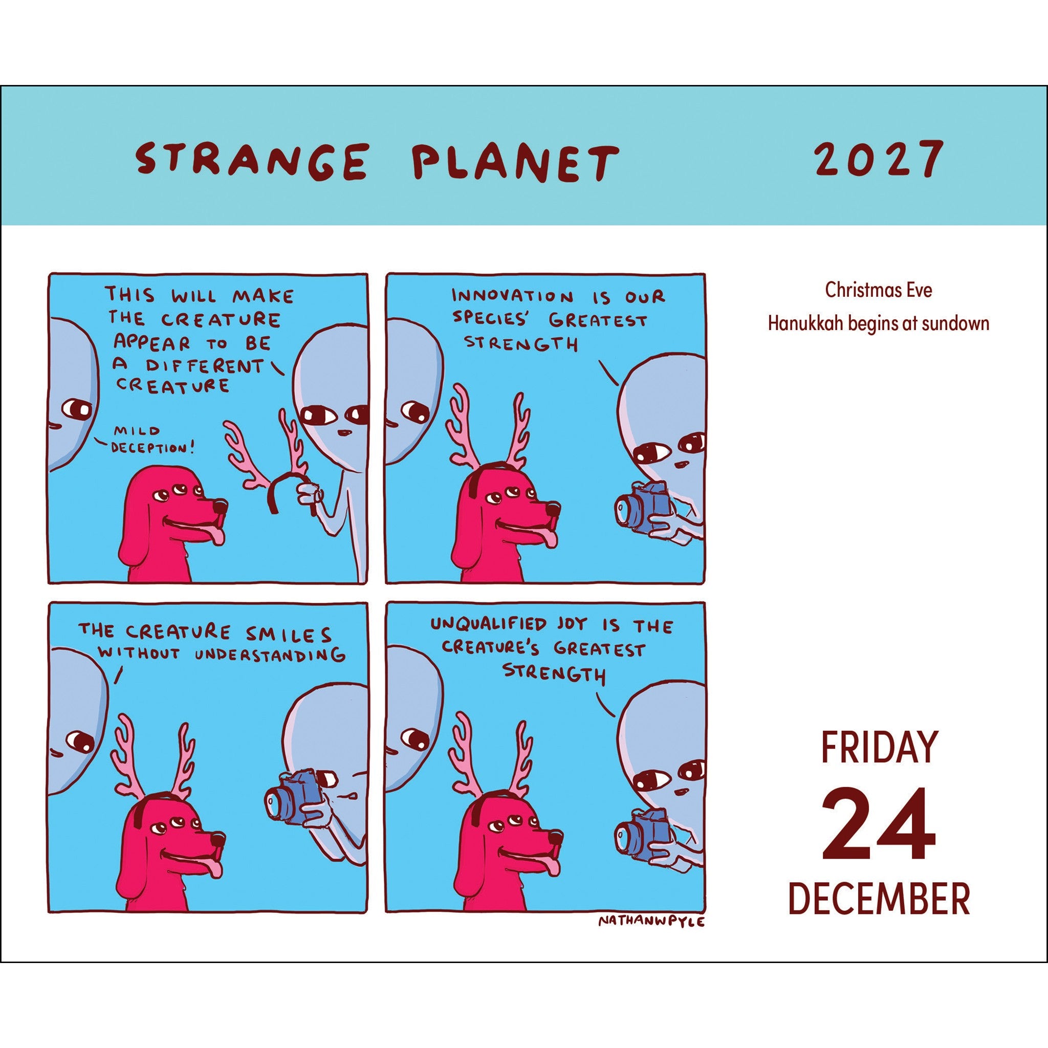 Strange Planet 2027 Box Calendar