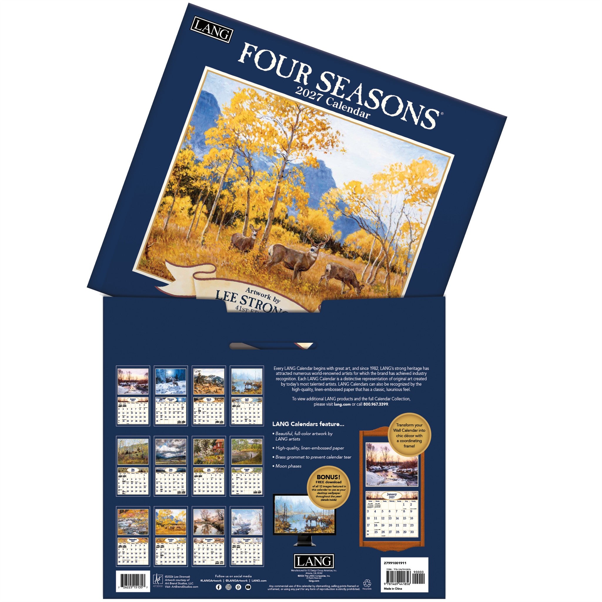 Calendrier mural Four Seasons 2027