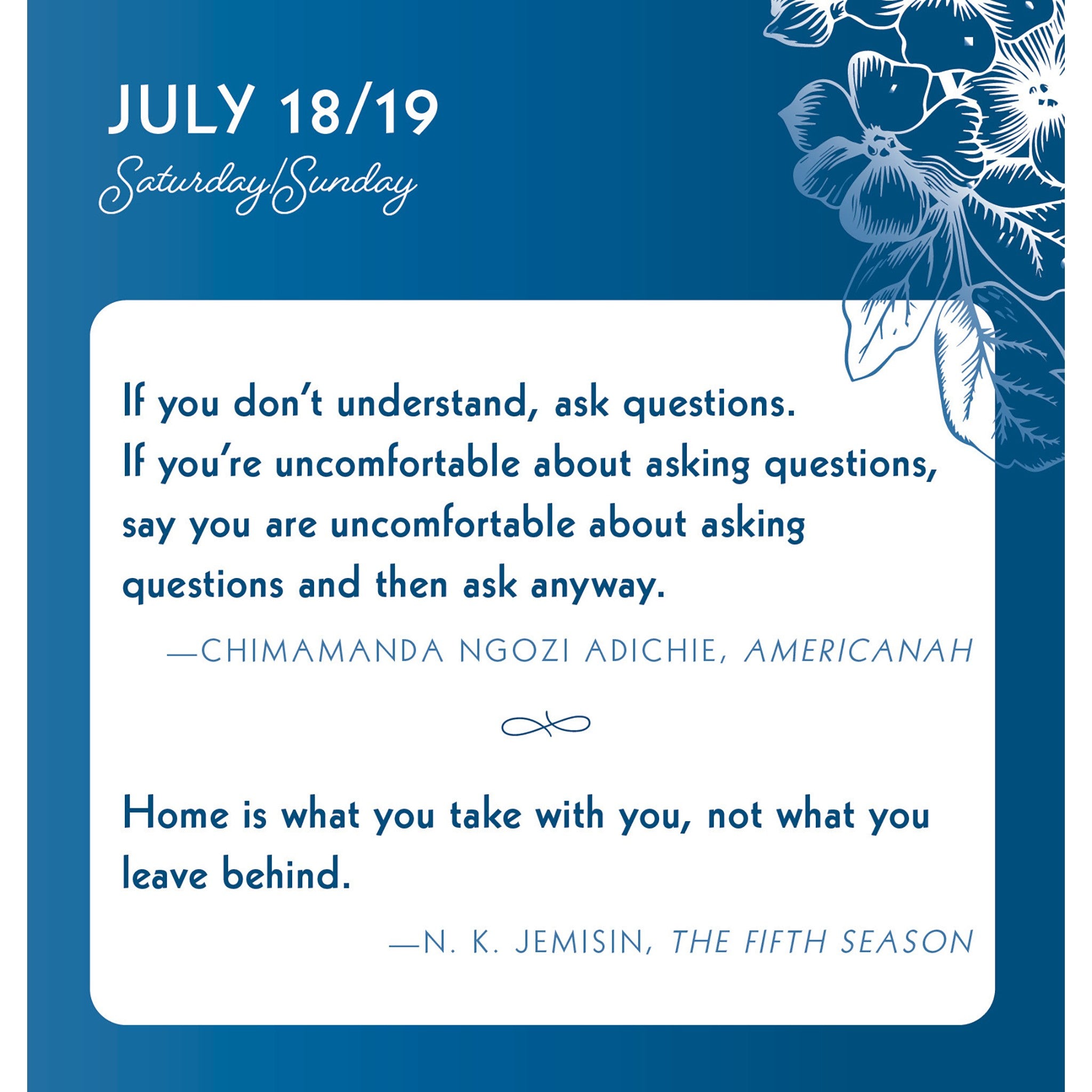 Great Quotes From Great Women 2027 Box Calendar - Online Only