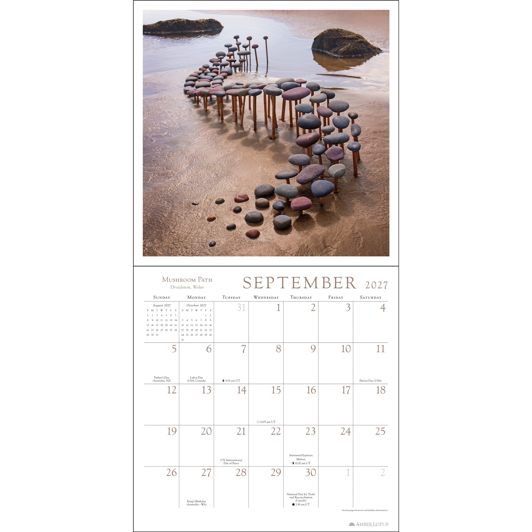 Calendrier mural Sculpt the World 2027