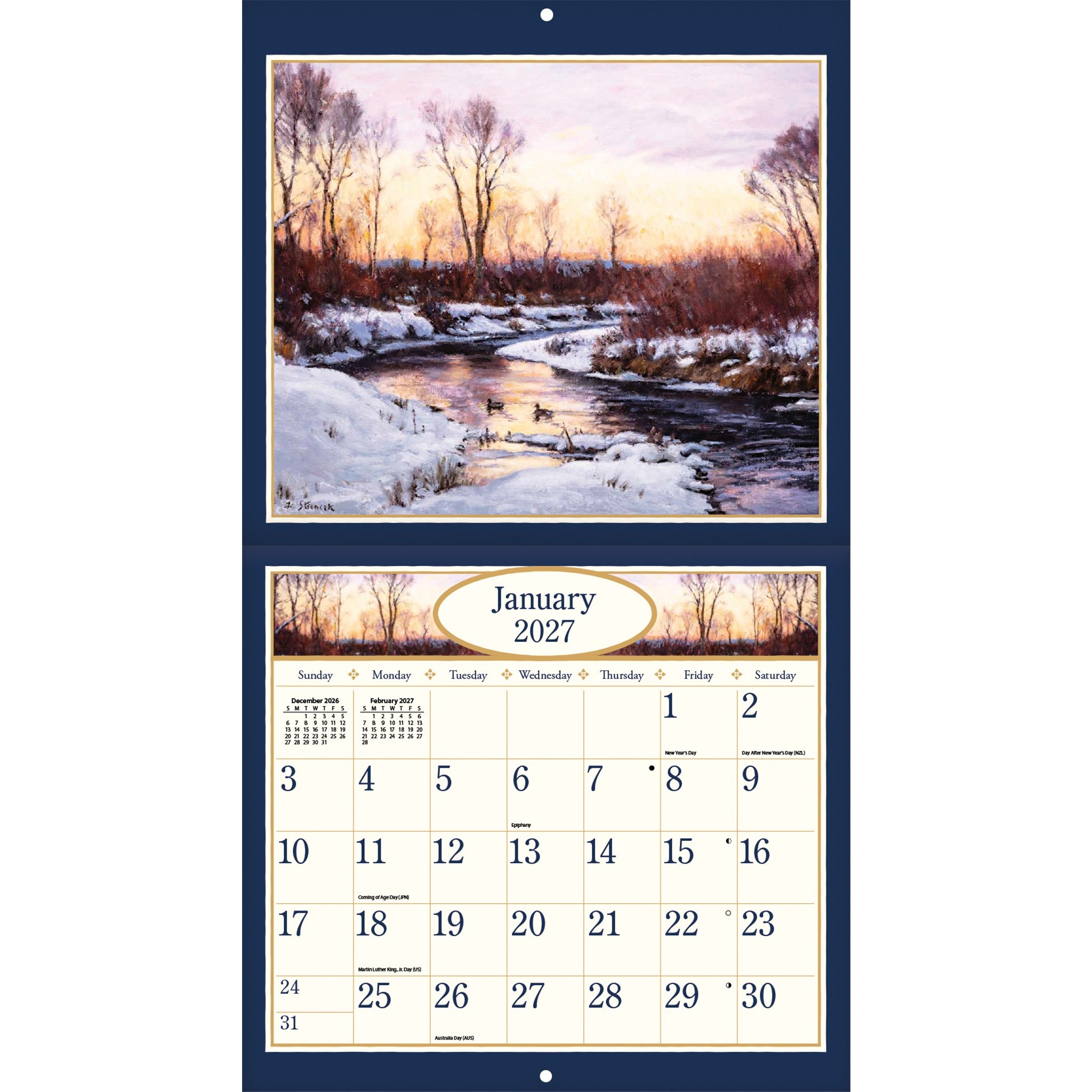 Calendrier mural Four Seasons 2027