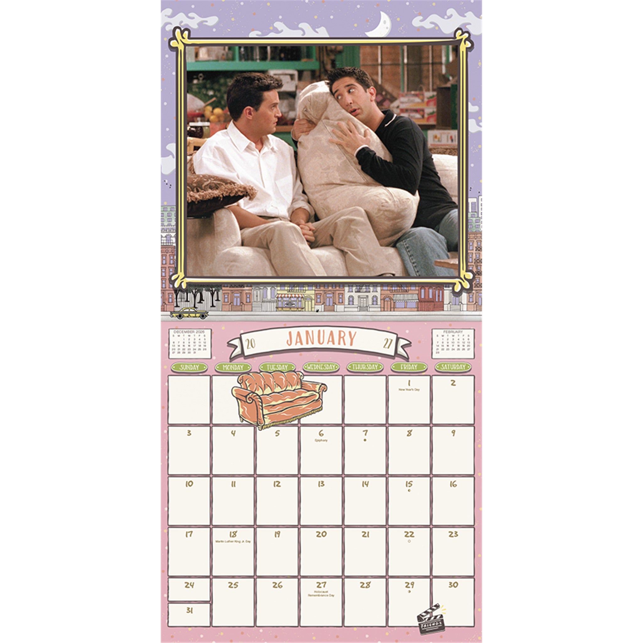 Mini-calendrier Friends 2027