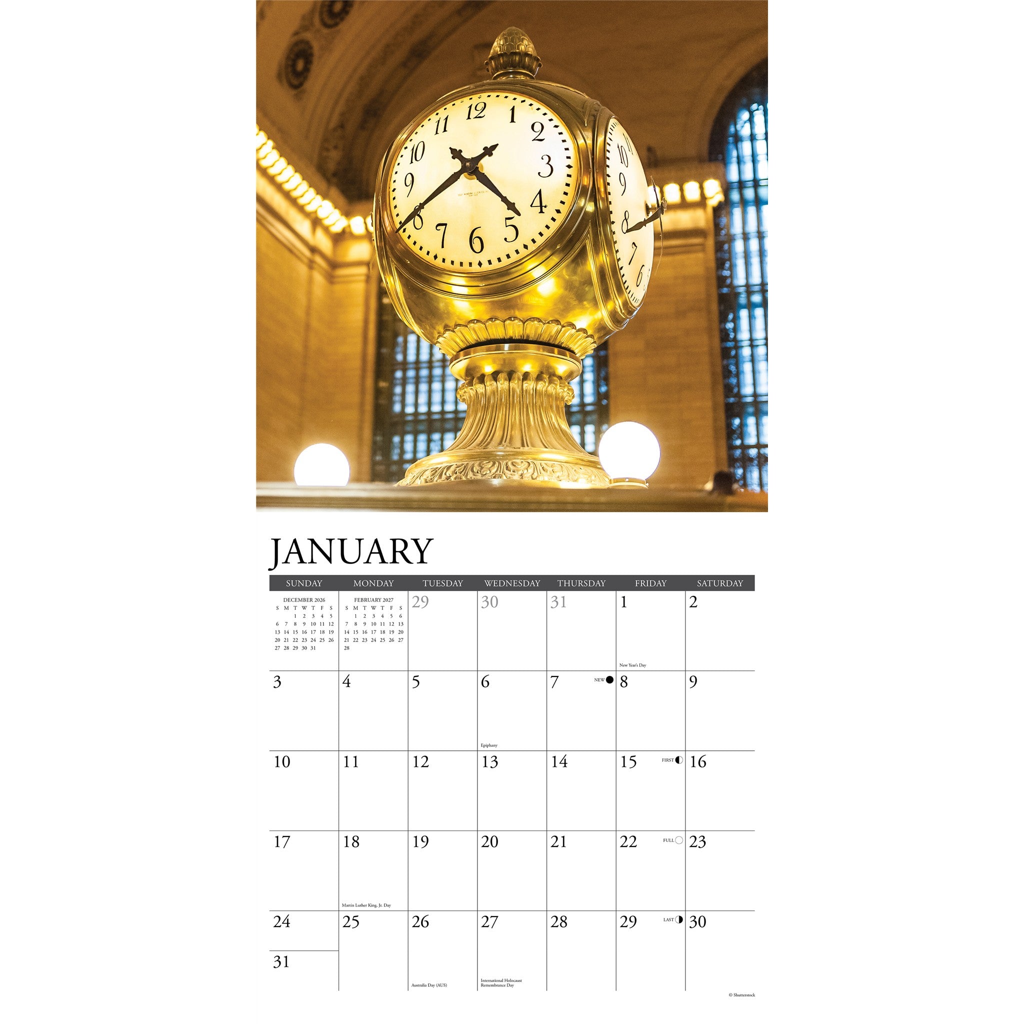 Take the Train 2027 Wall Calendar