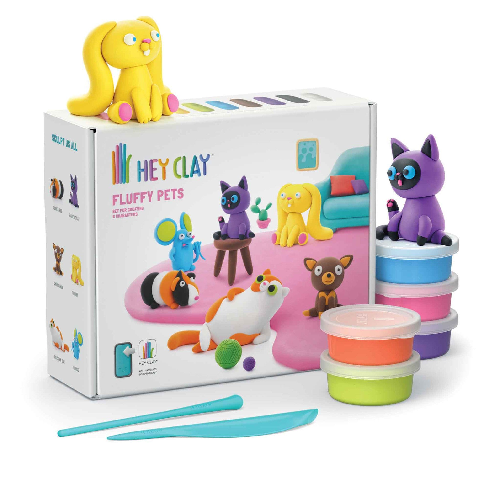 Fluffy Pets Hey Clay (15 Cans)