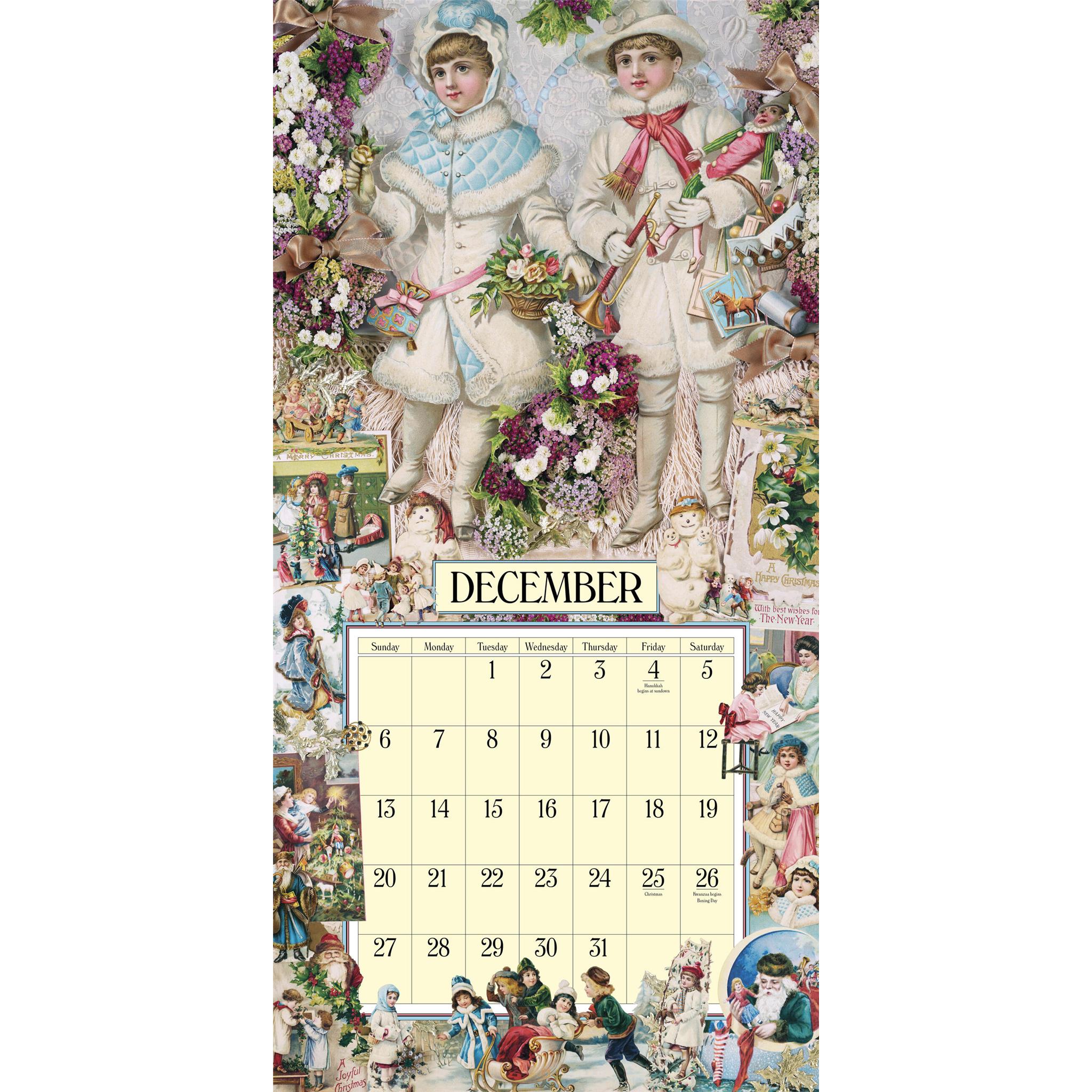 Calendrier mural Victoriana 2026 de Cynthia Hart