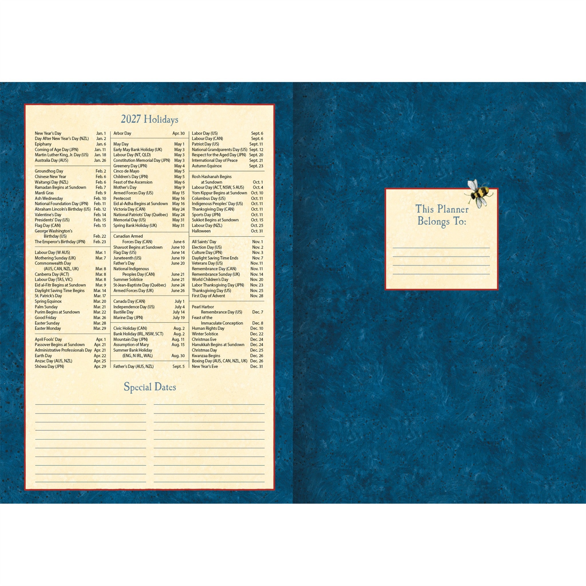 Heart and Home 2027 Monthly Pocket Planner
