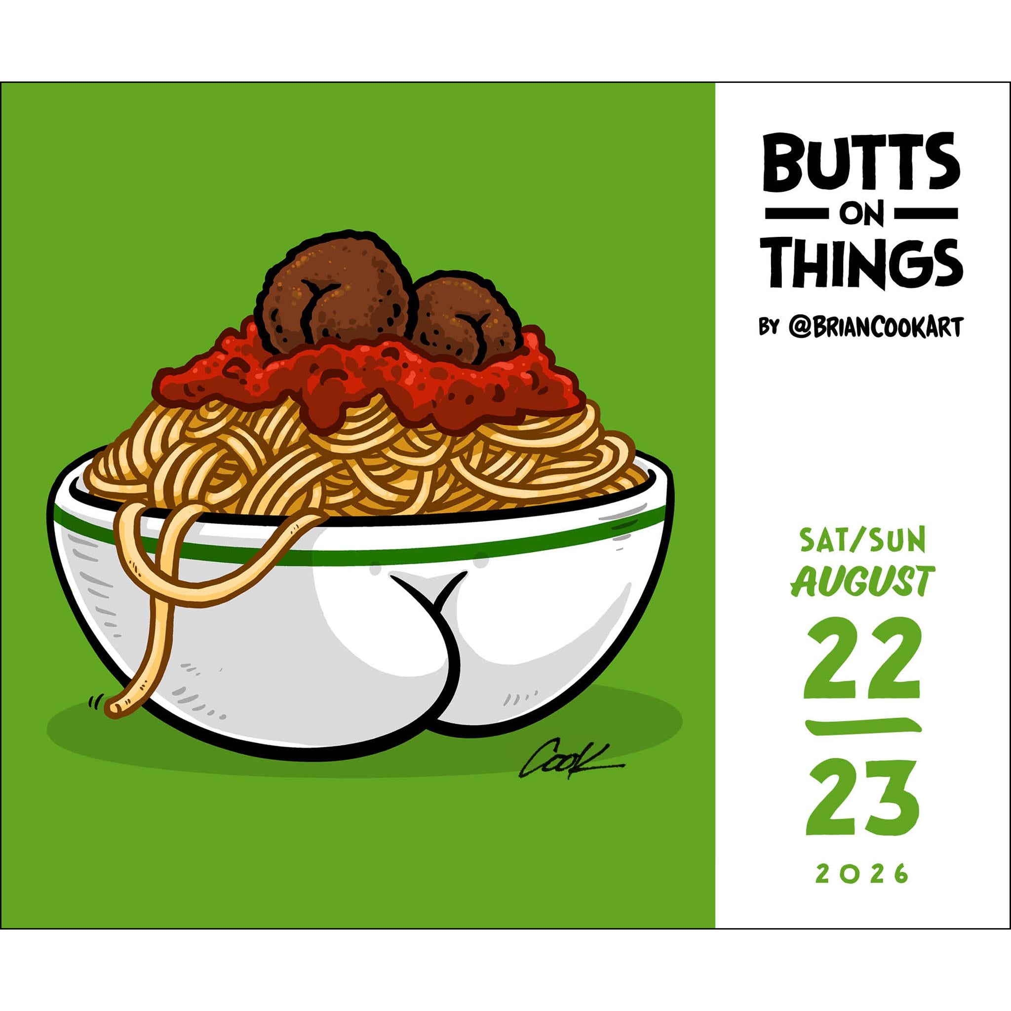 Butts On Things 2026 Box Calendar