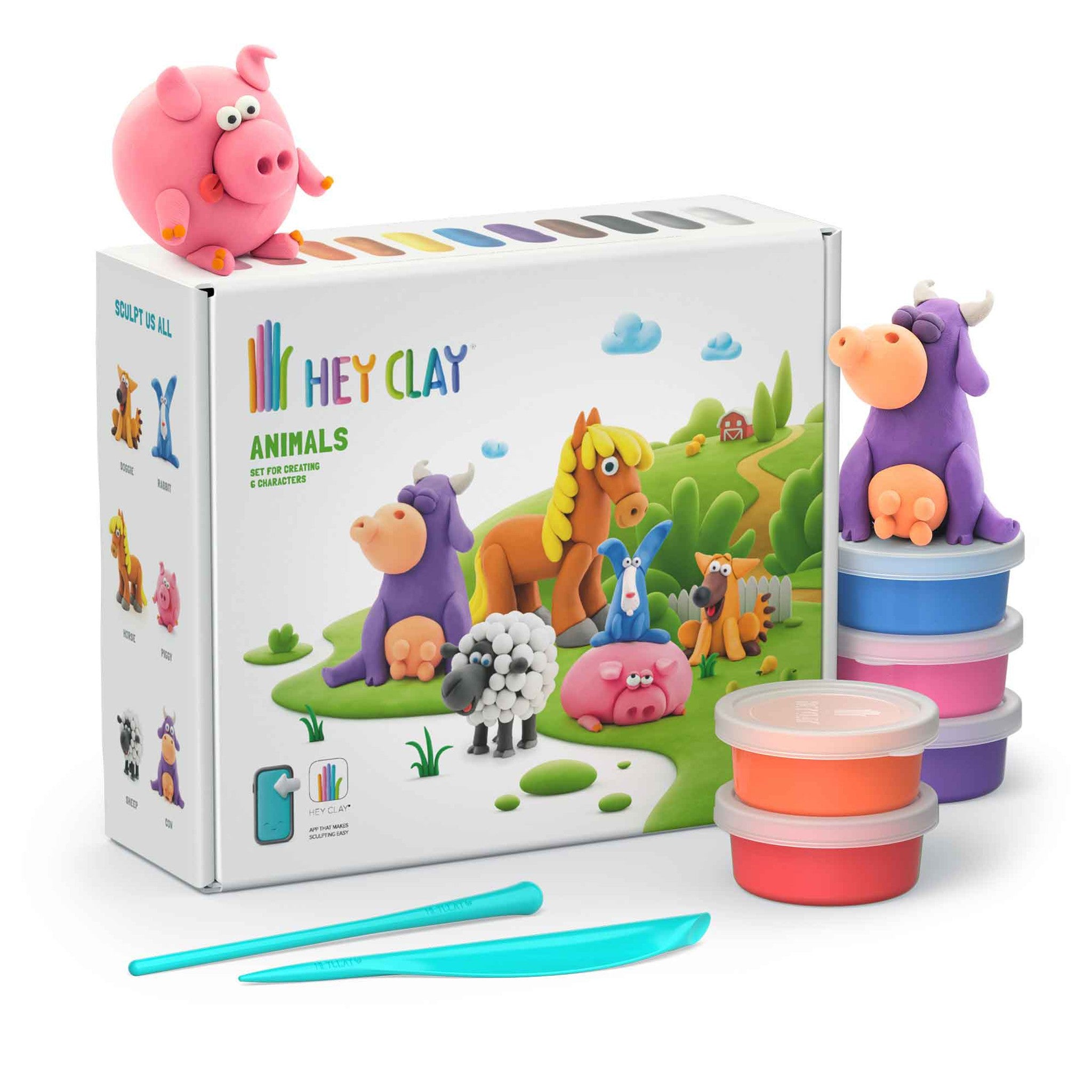 Animals Hey Clay (15 Cans)