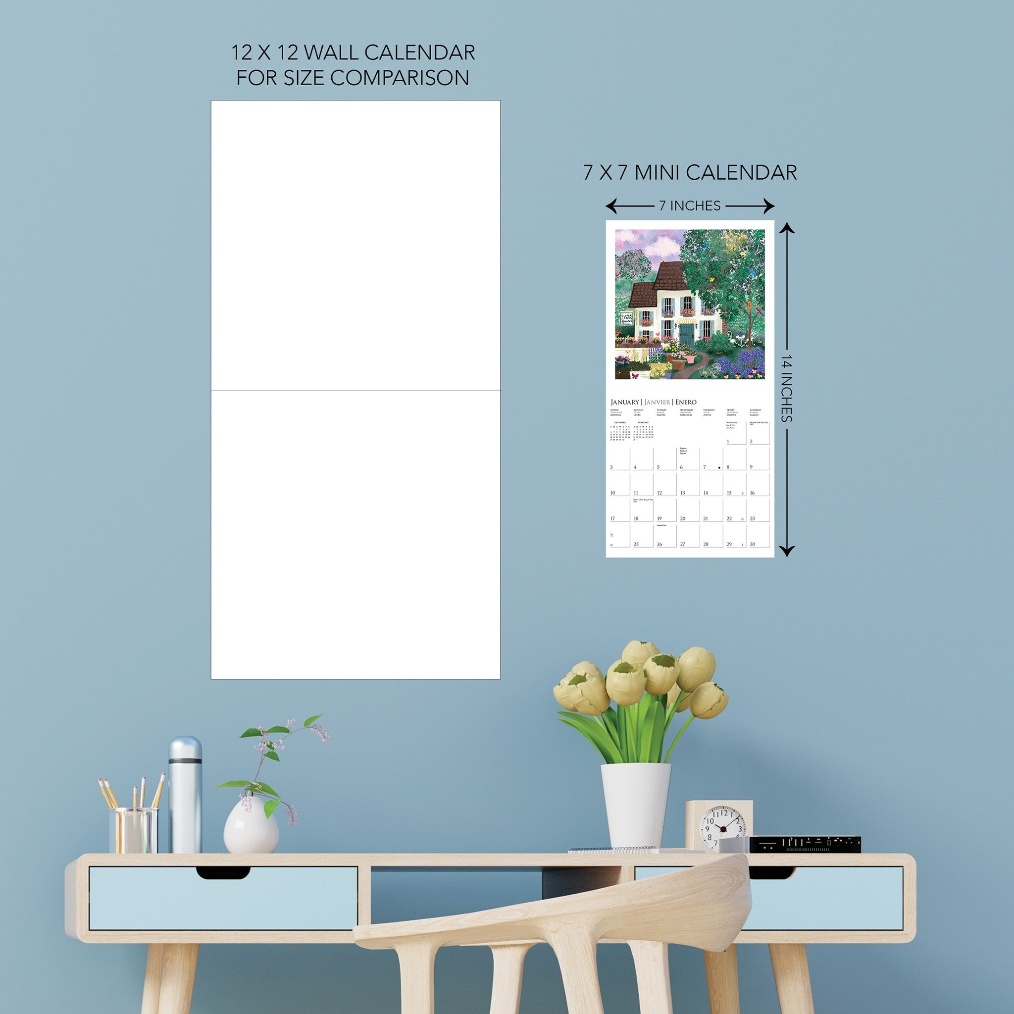 Joyful Landscapes 2027 Mini Calendar