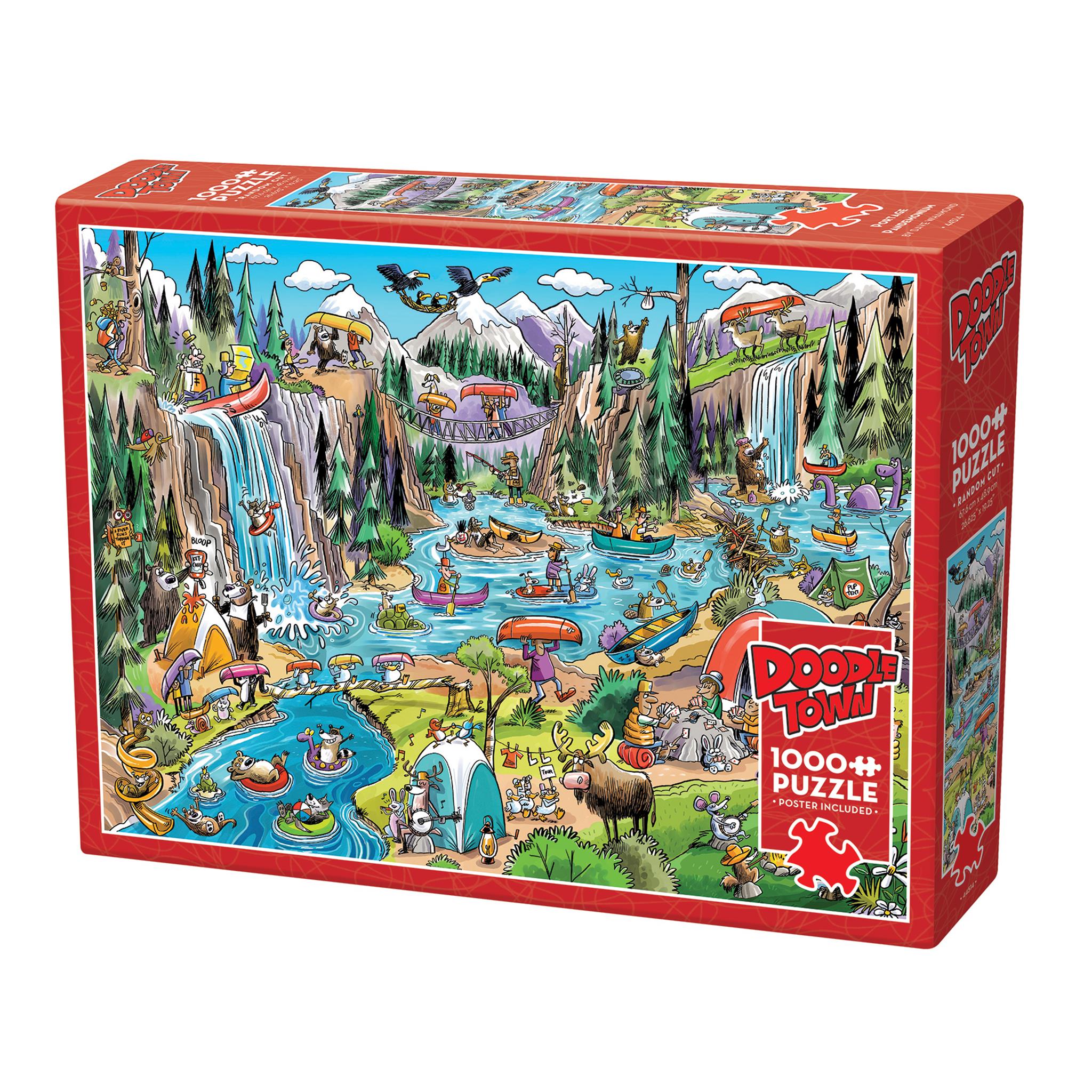 Puzzle de 1000 pièces Portage Pandemonium Doodletown