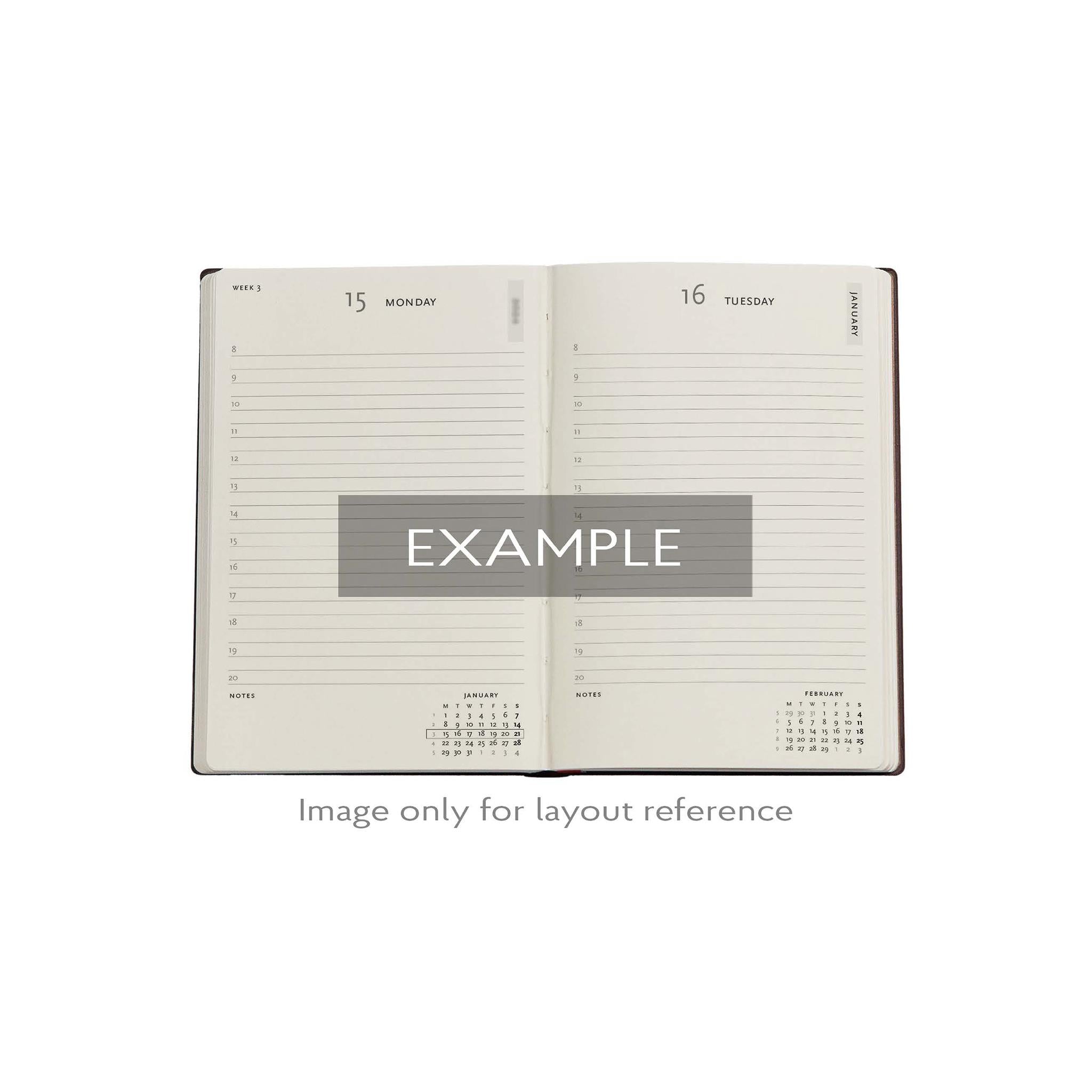 Pink Honeysuckle William Morris 2026 Daily Planner Calendar - Online Only