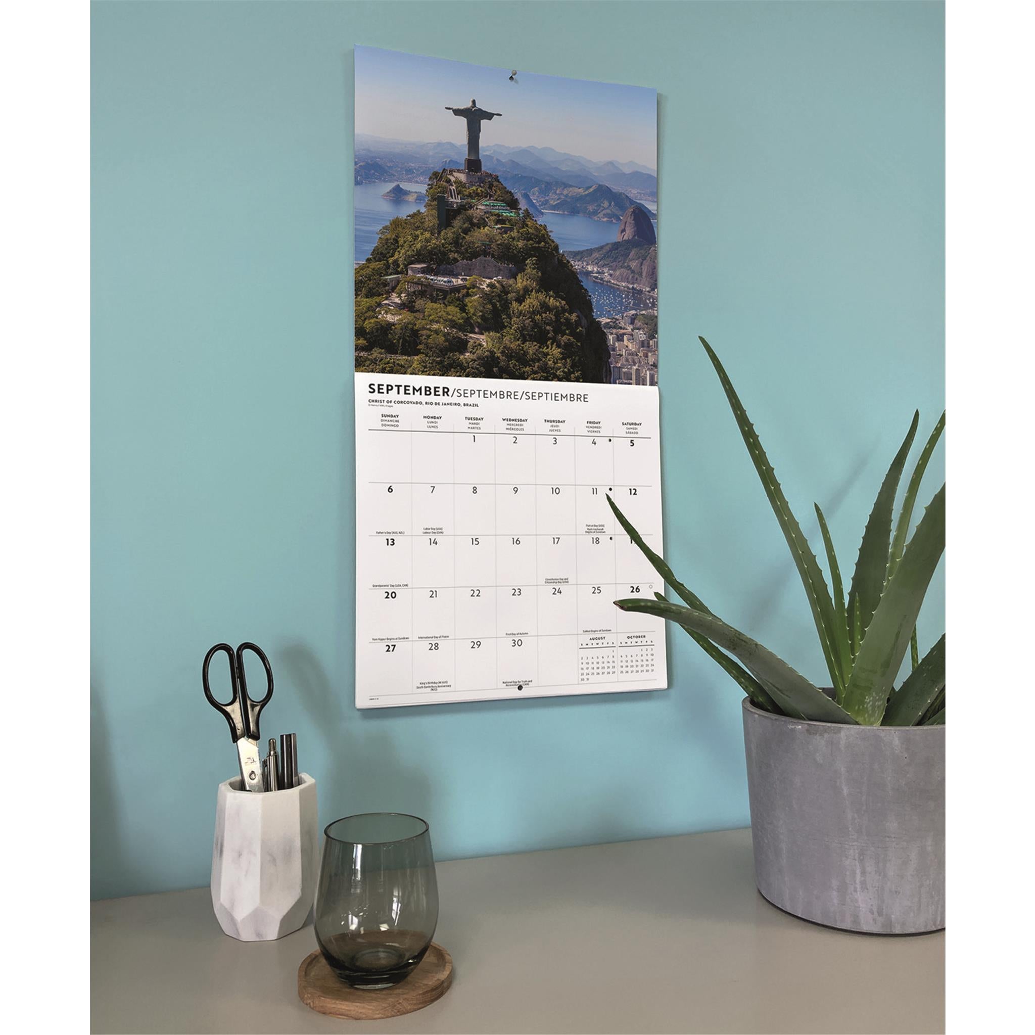 Passports To The World 2026 Wall Calendar
