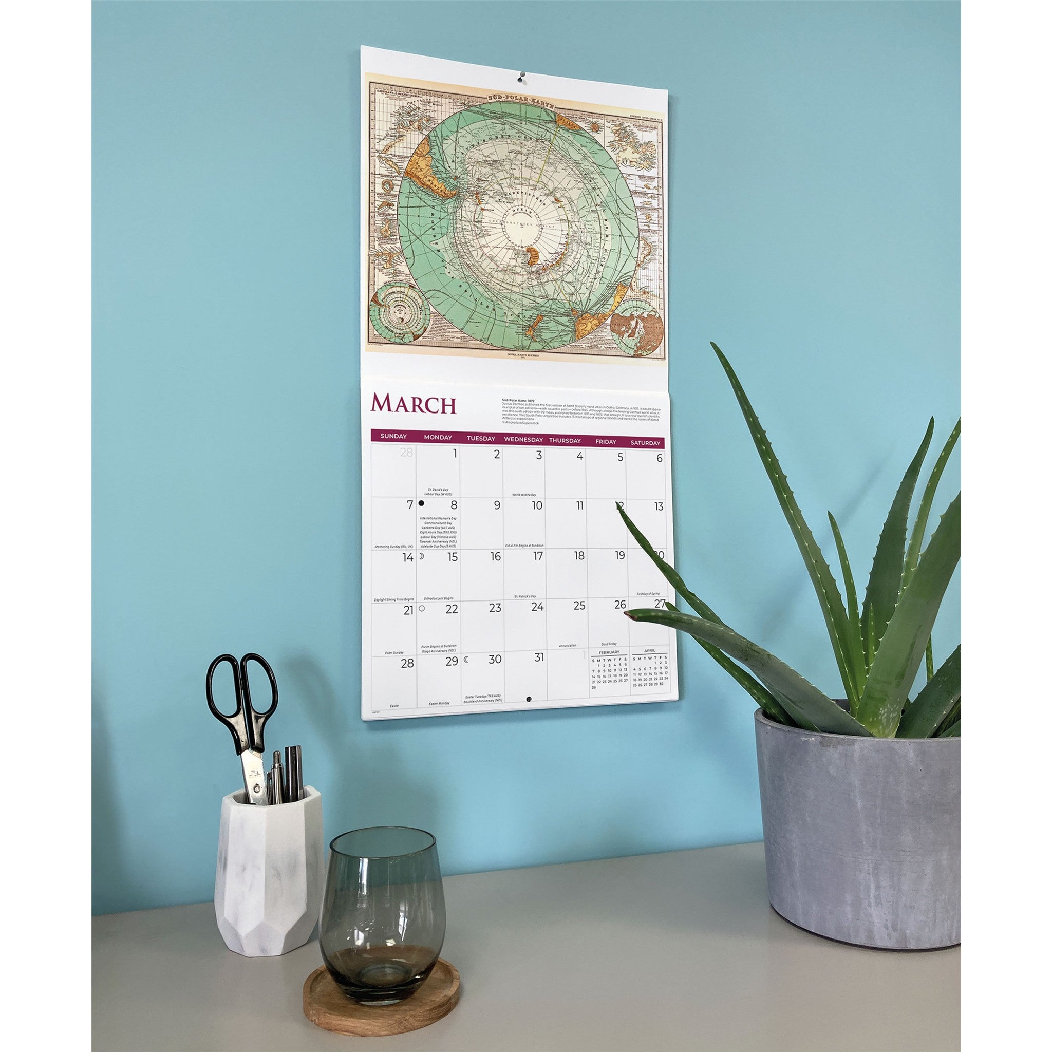 Antique Maps 2027 Wall Calendar