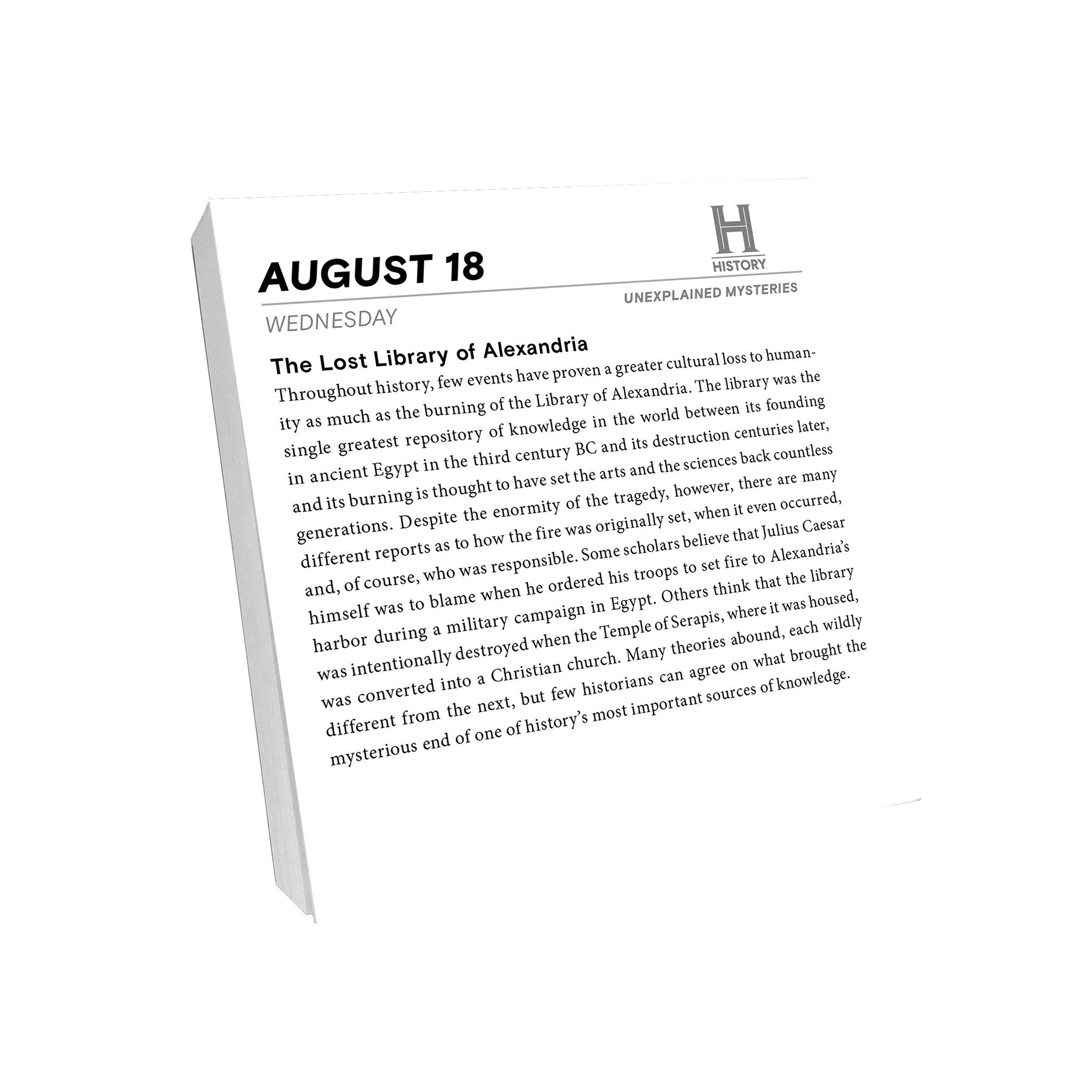 Unexplained Mysteries 2027 Box Calendar