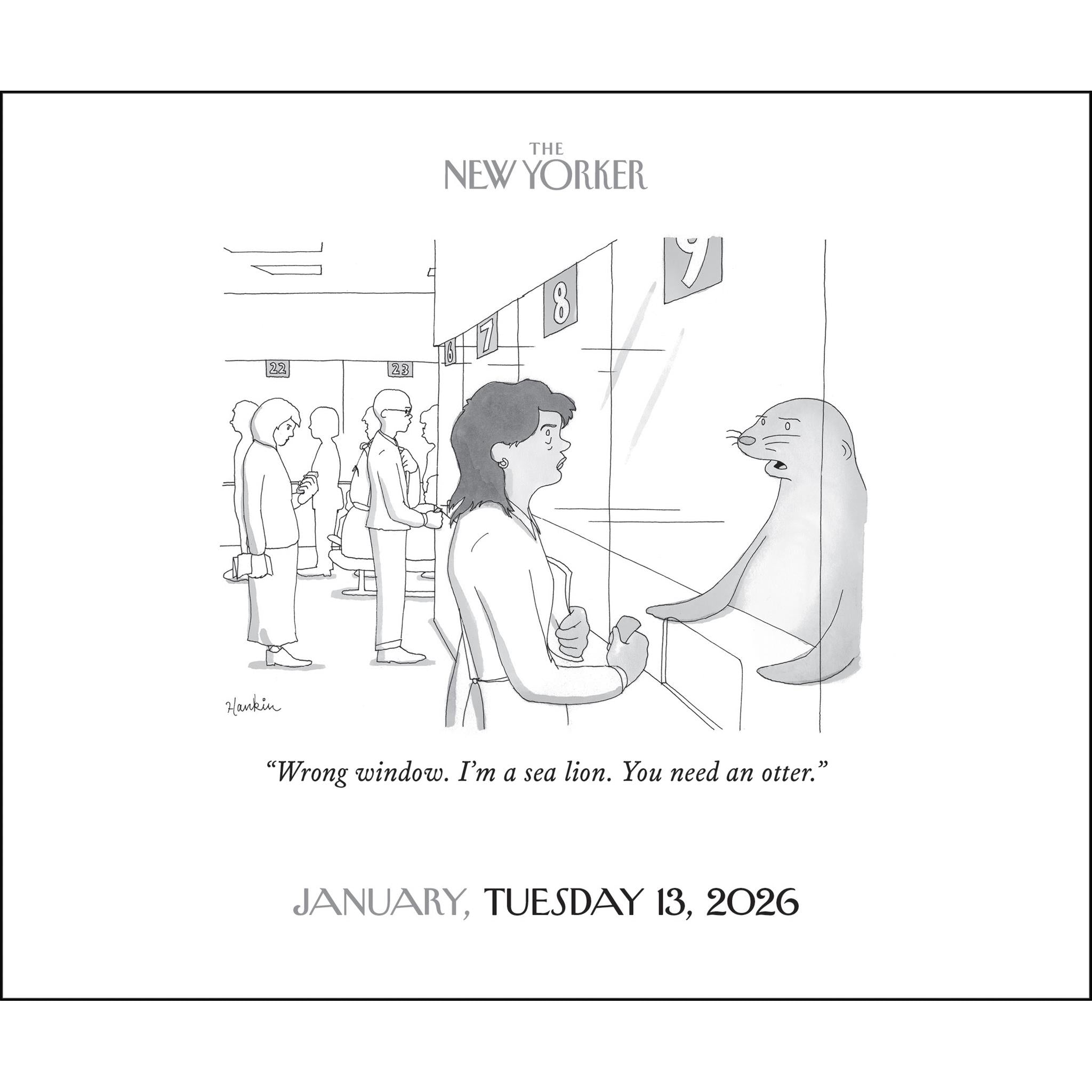 Cartoons From The New Yorker 2026 Box Calendar