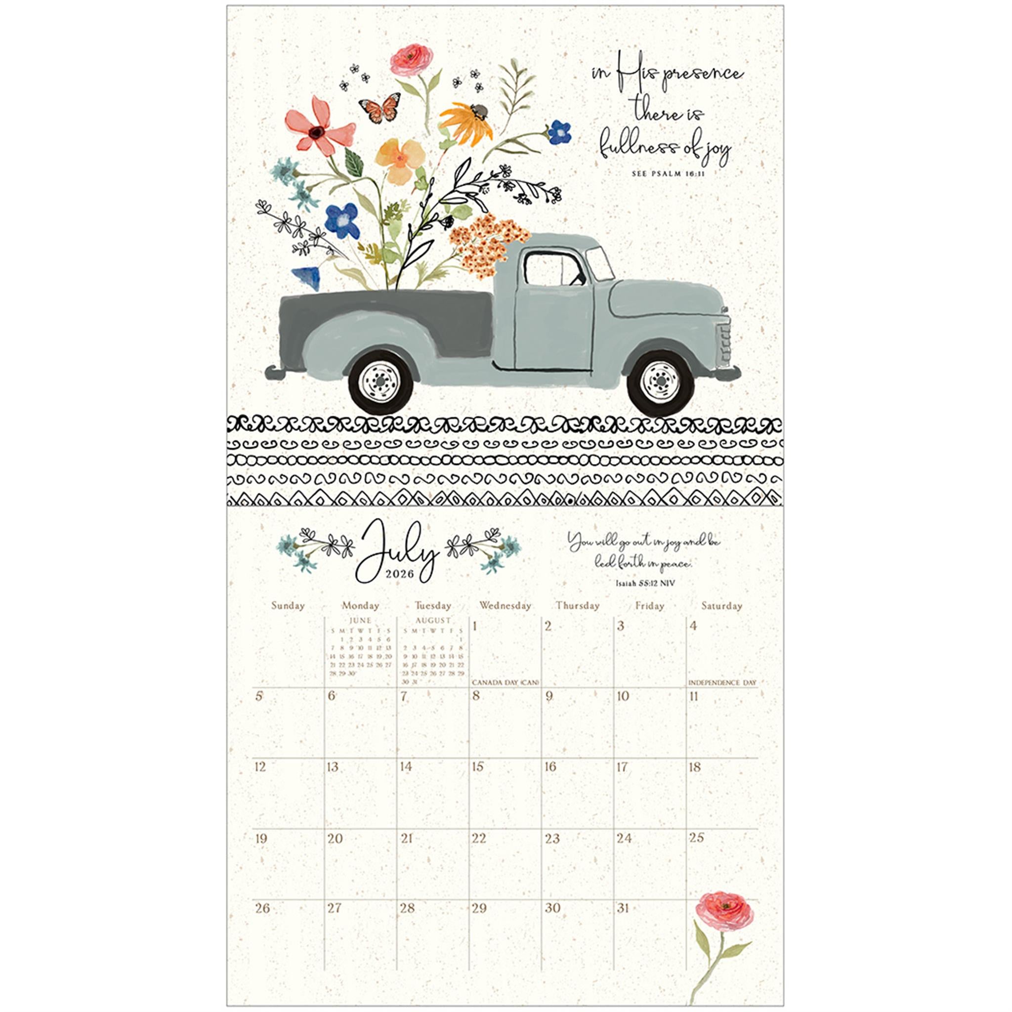Be Still 2026 Deluxe Wall Calendar