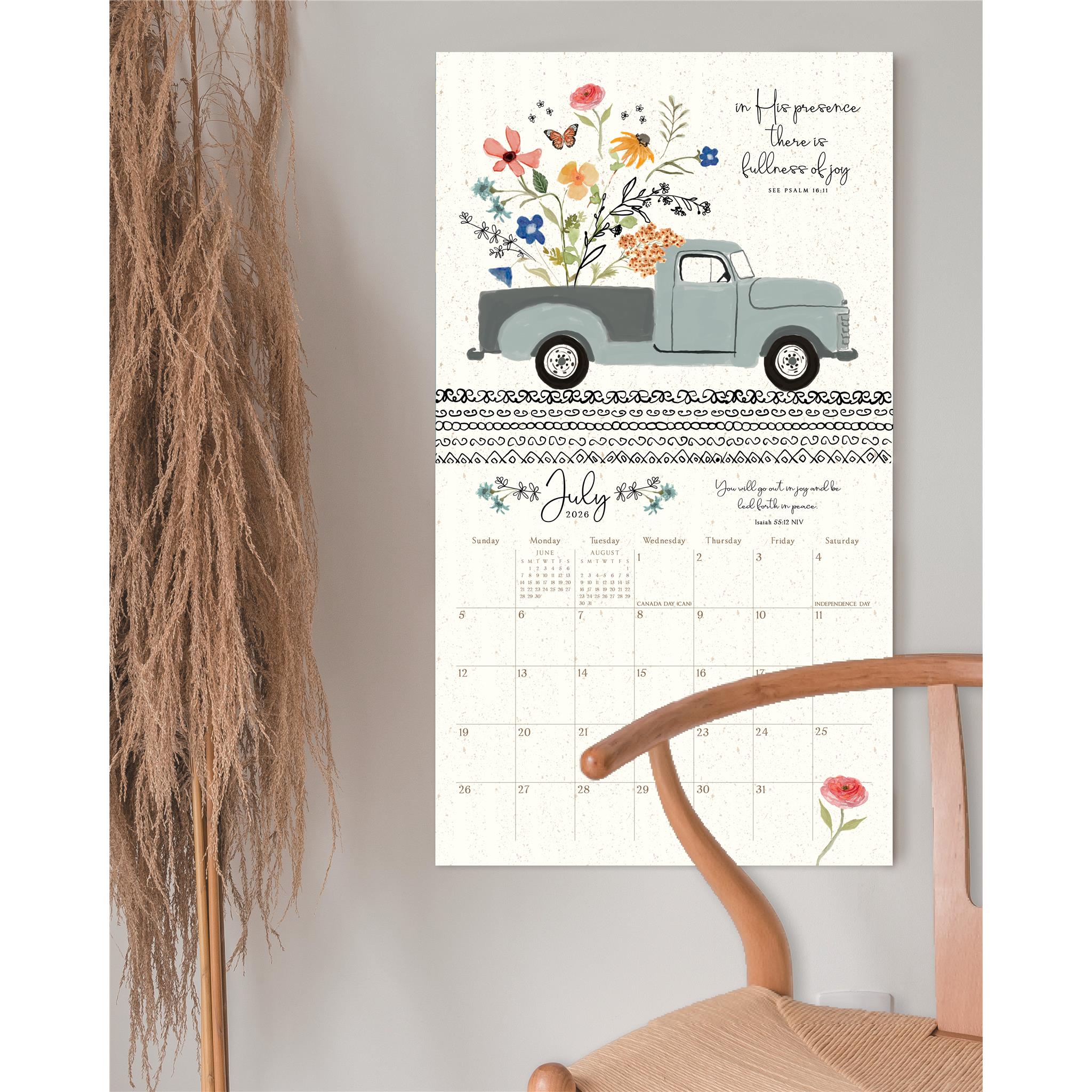 Be Still 2026 Deluxe Wall Calendar