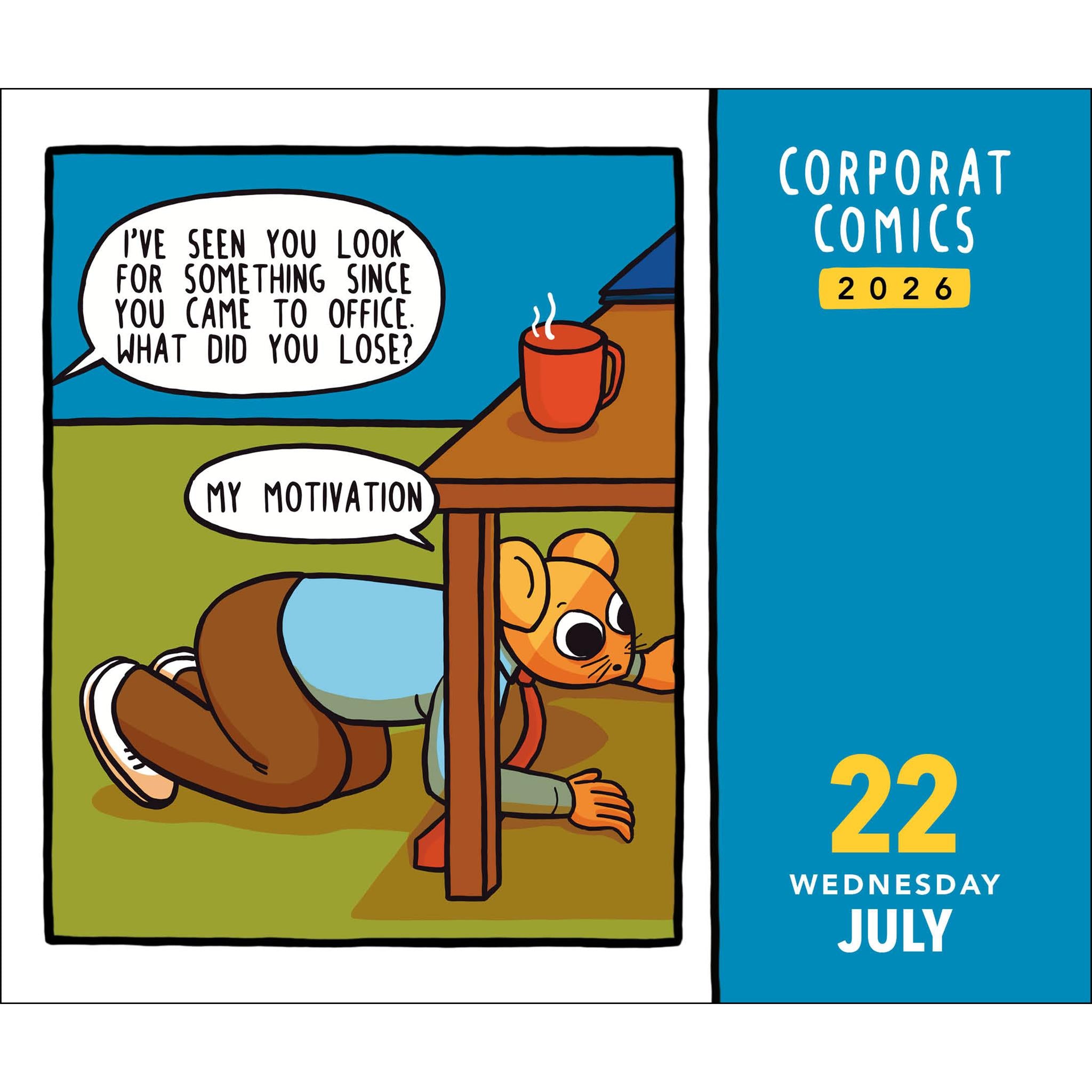 Corporat Comics 2026 Box Calendar