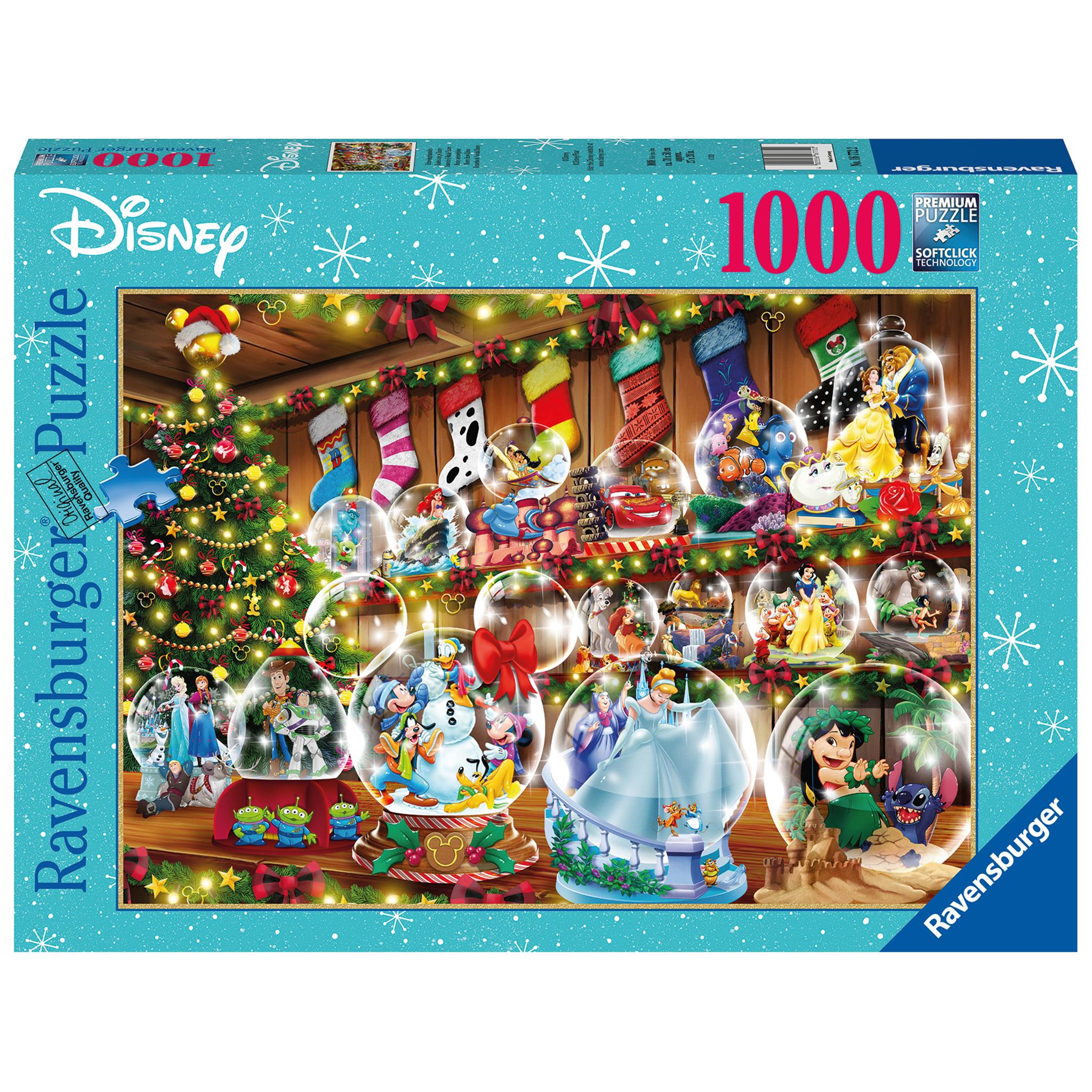 Boule à neige Disney - Puzzle de Noël de 1000 pièces