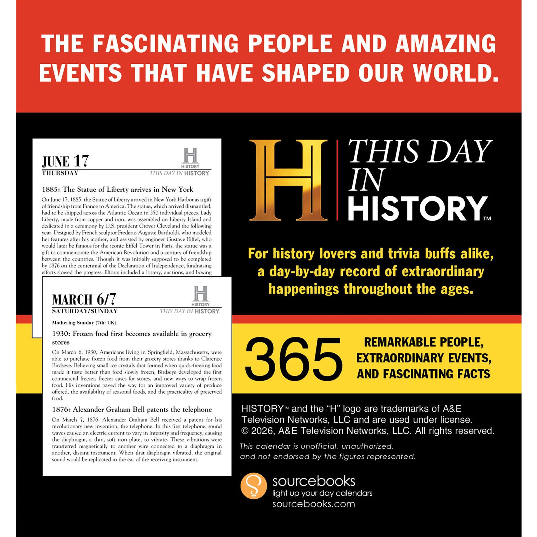 This Day in History 2027 Box Calendar