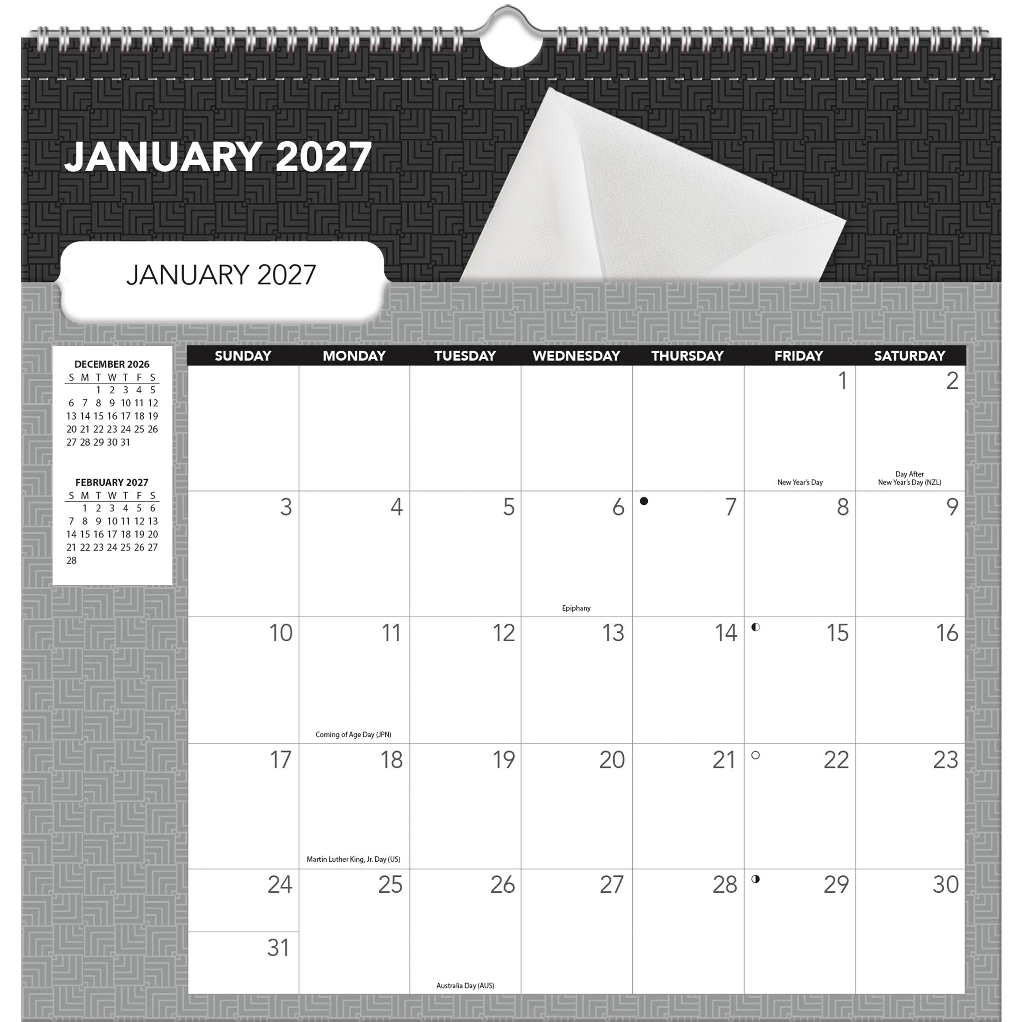 Calendrier mural Office File-It 2027