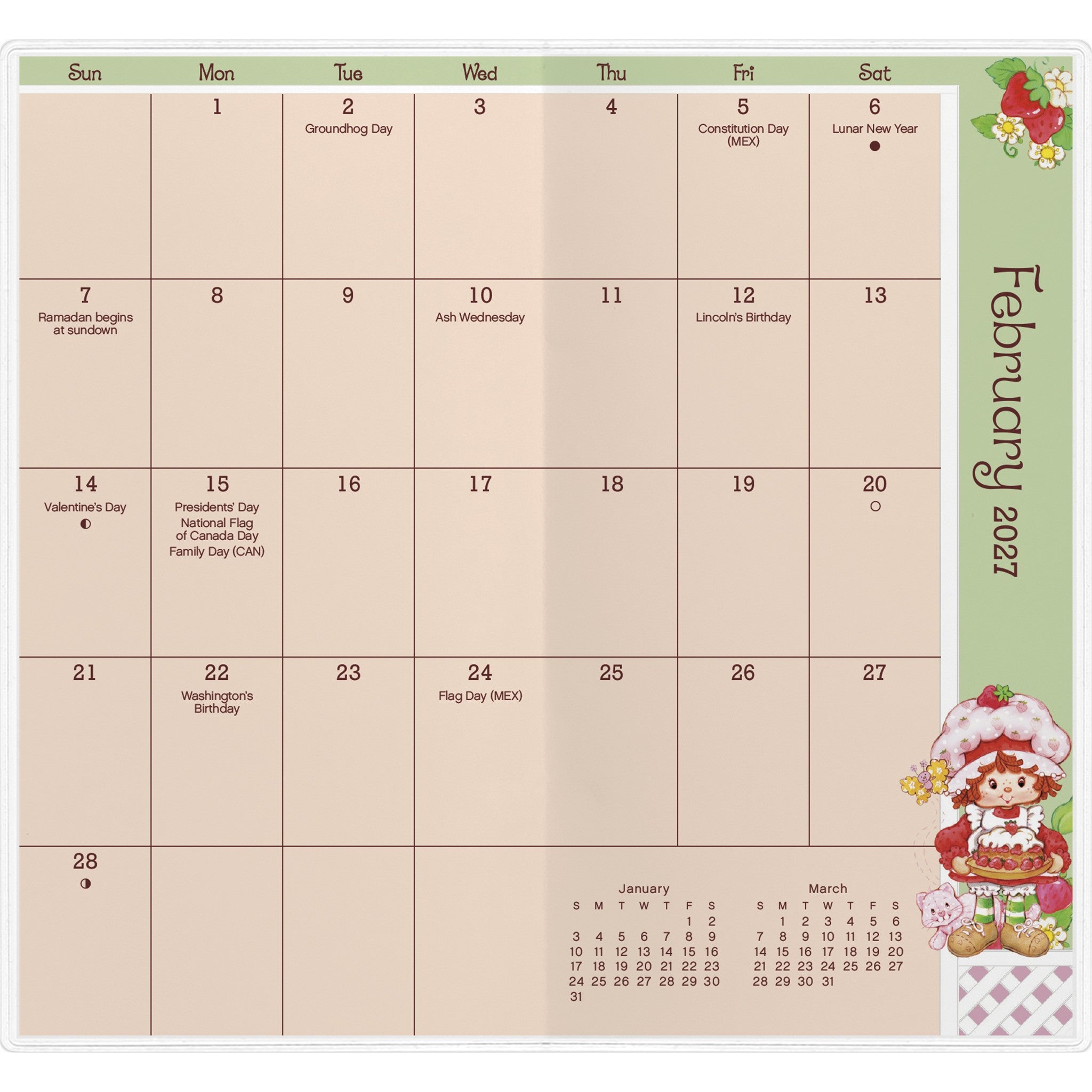 Strawberry Shortcake 2027-2028 2-Year Pocket Planner