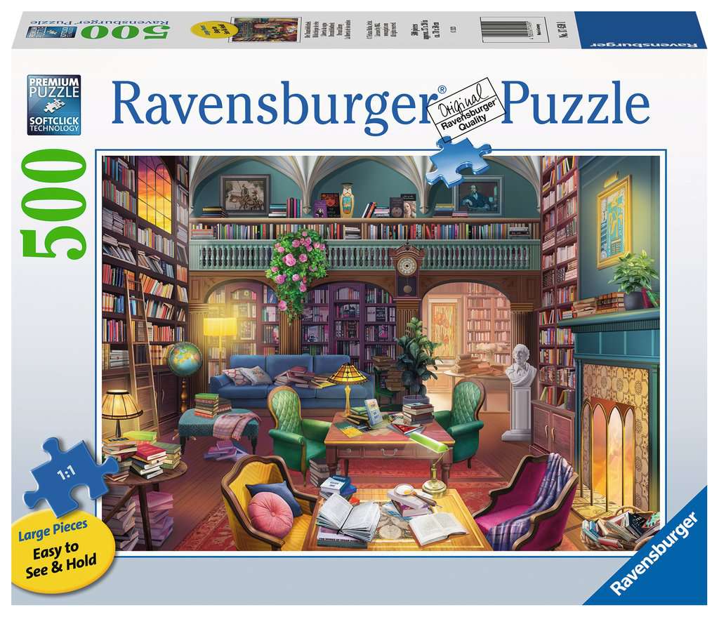 Puzzle de 500 pièces Dream Library - Disponible uniquement en ligne
