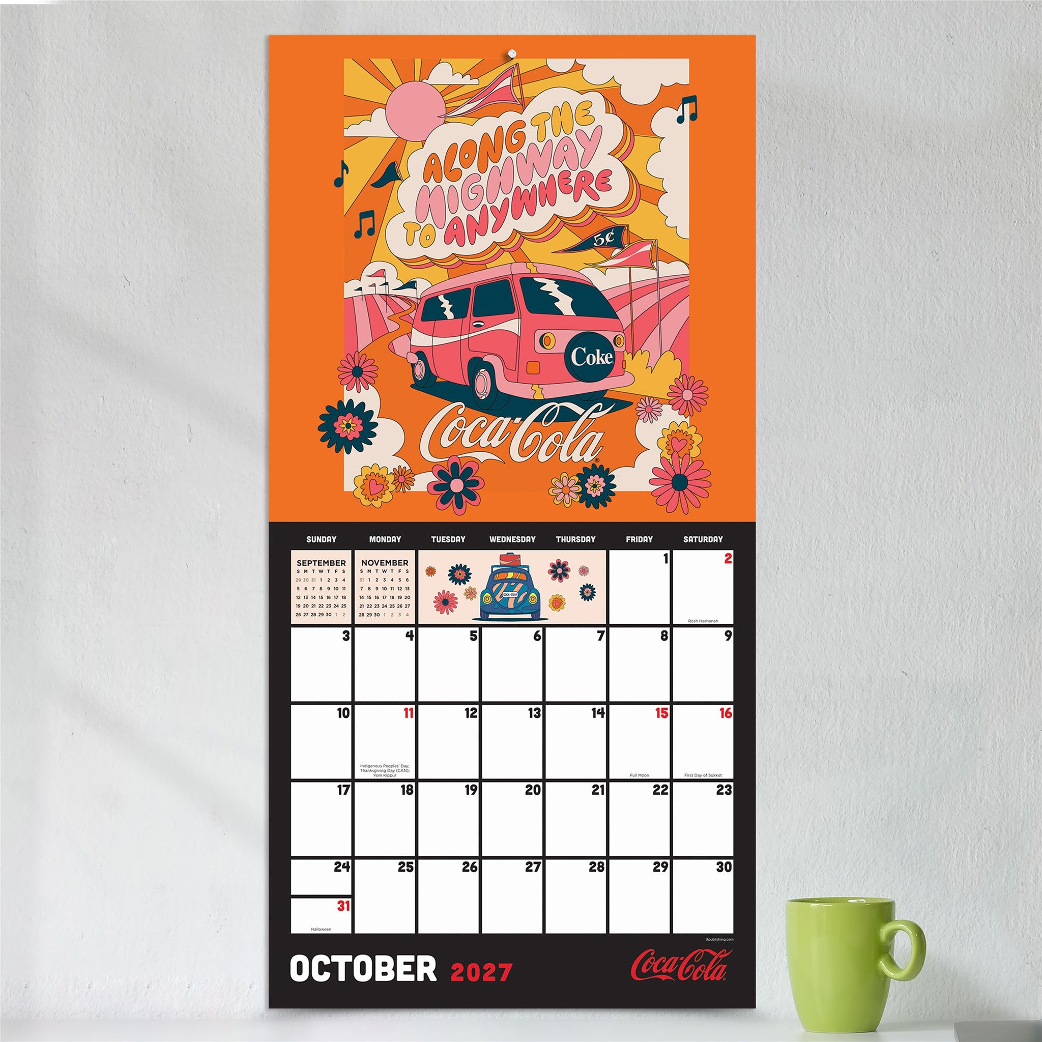 Coca Cola Classic Wall 2027 Wall Calendar