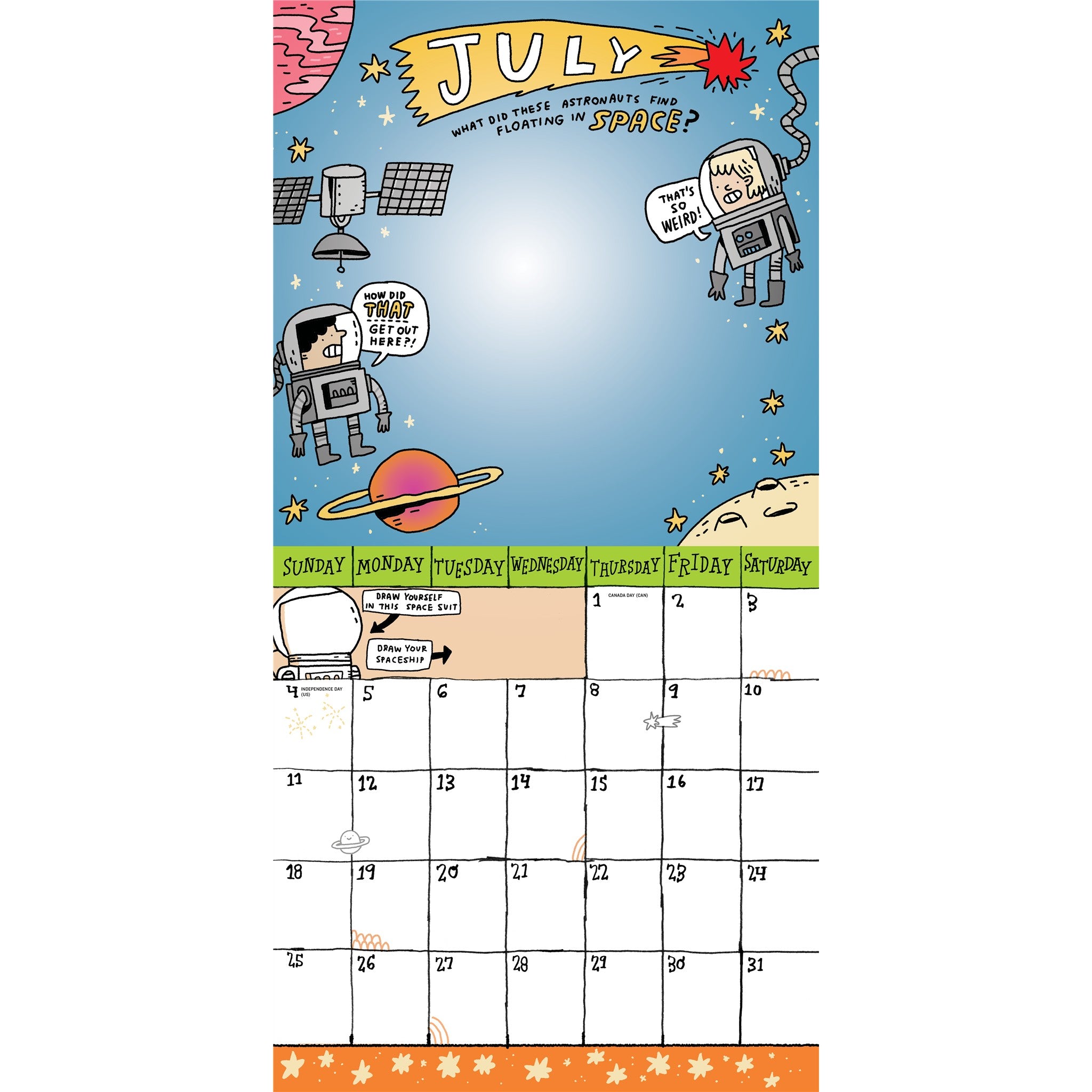 Kids Awesome Activity 2027 Wall Calendar