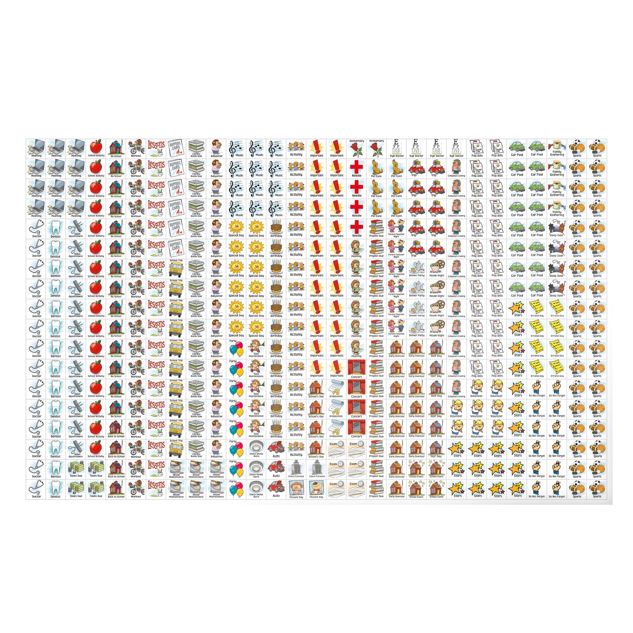 Calendrier mural MotherWord magnétique pour réfrigérateur en anglais 2027