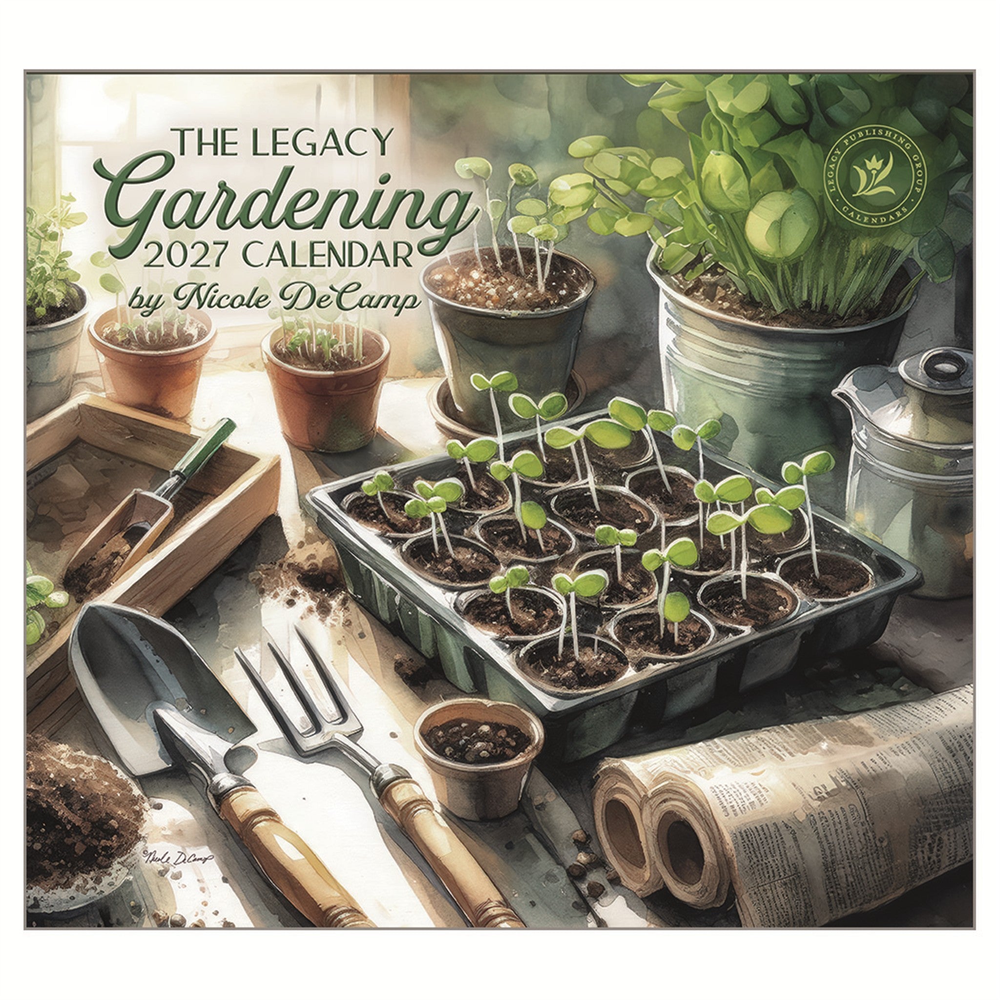 Calendrier mural Jardinage 2027