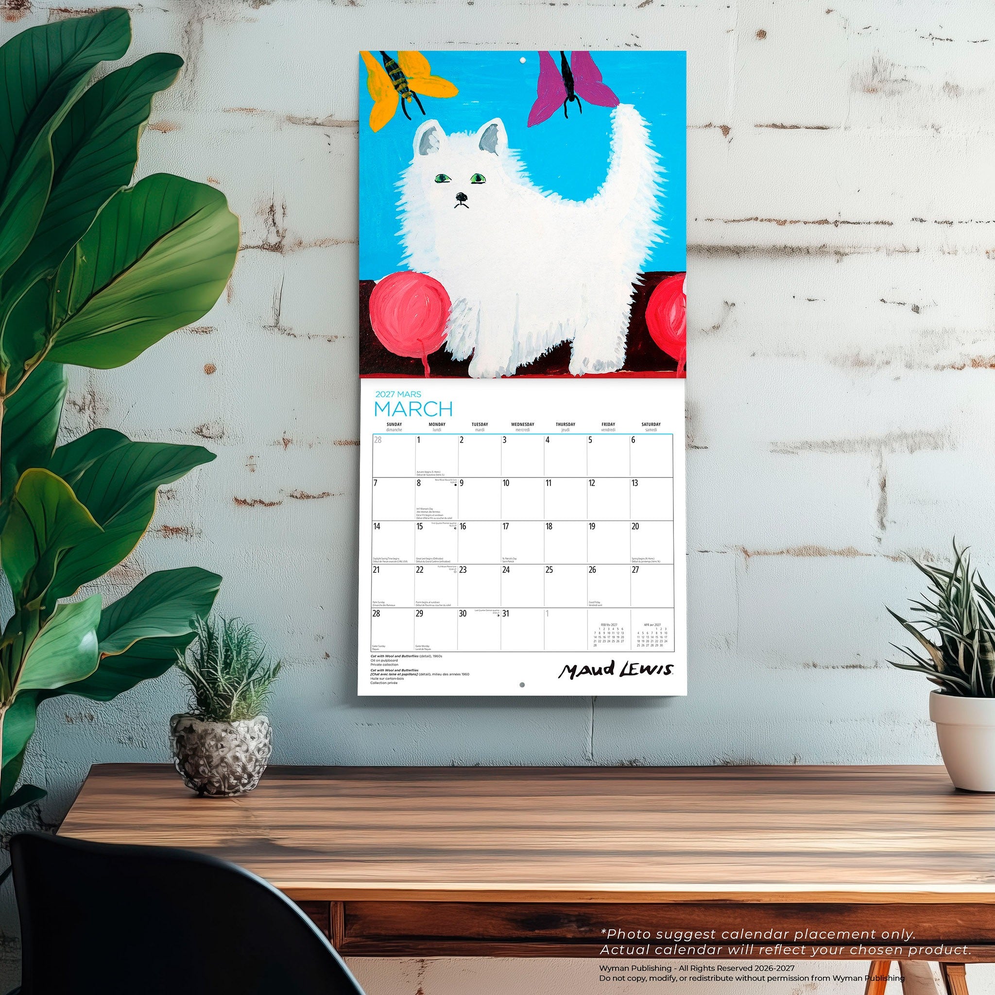 Maud Lewis 2027 Wall Calendar