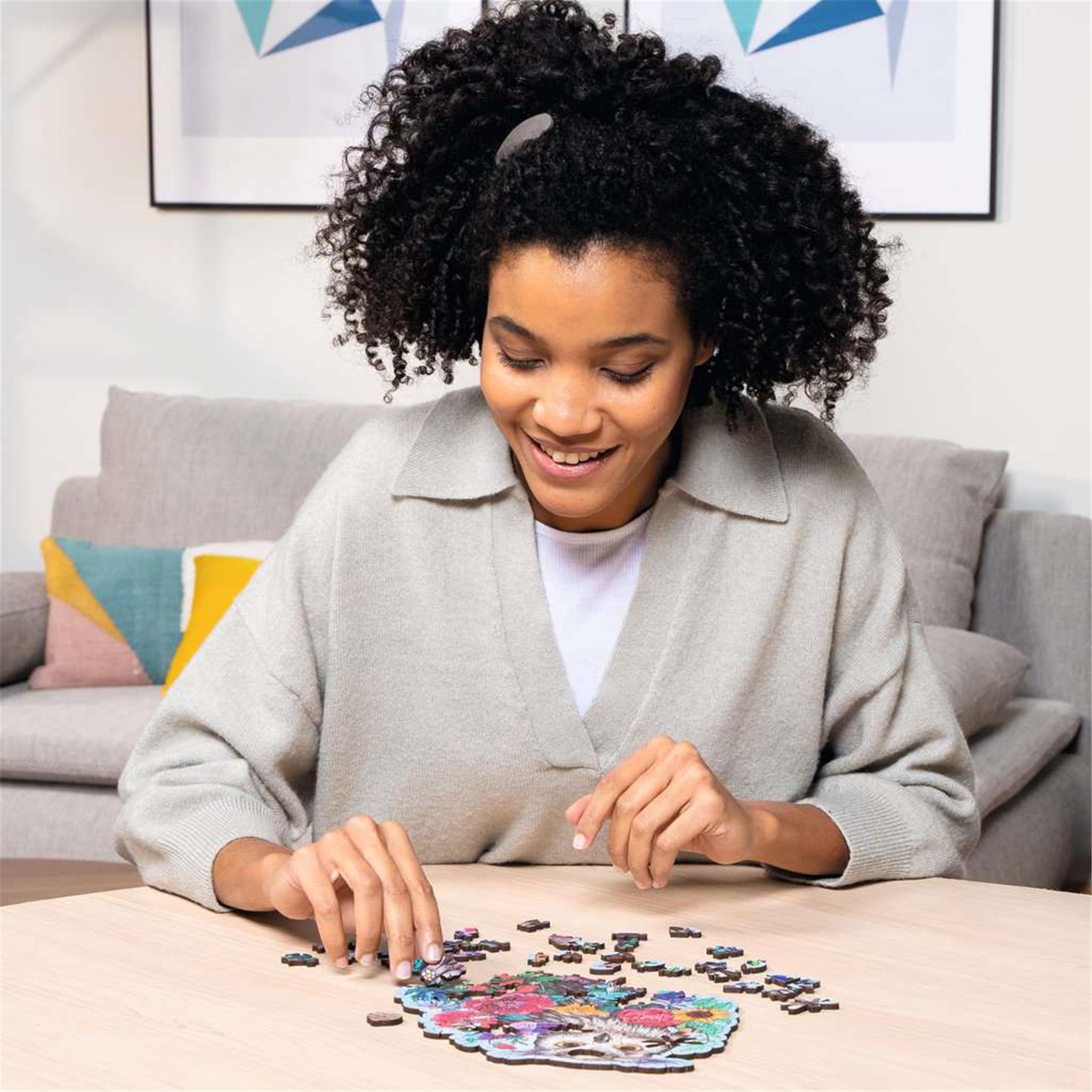 Puzzle en bois Ravensburger « Hibou mystérieux » de 150 pièces