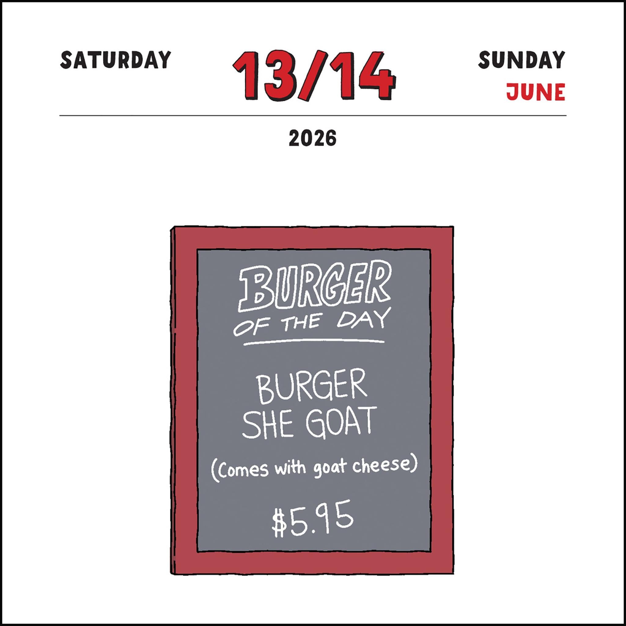 Bob's Burgers 2026 Box Calendar