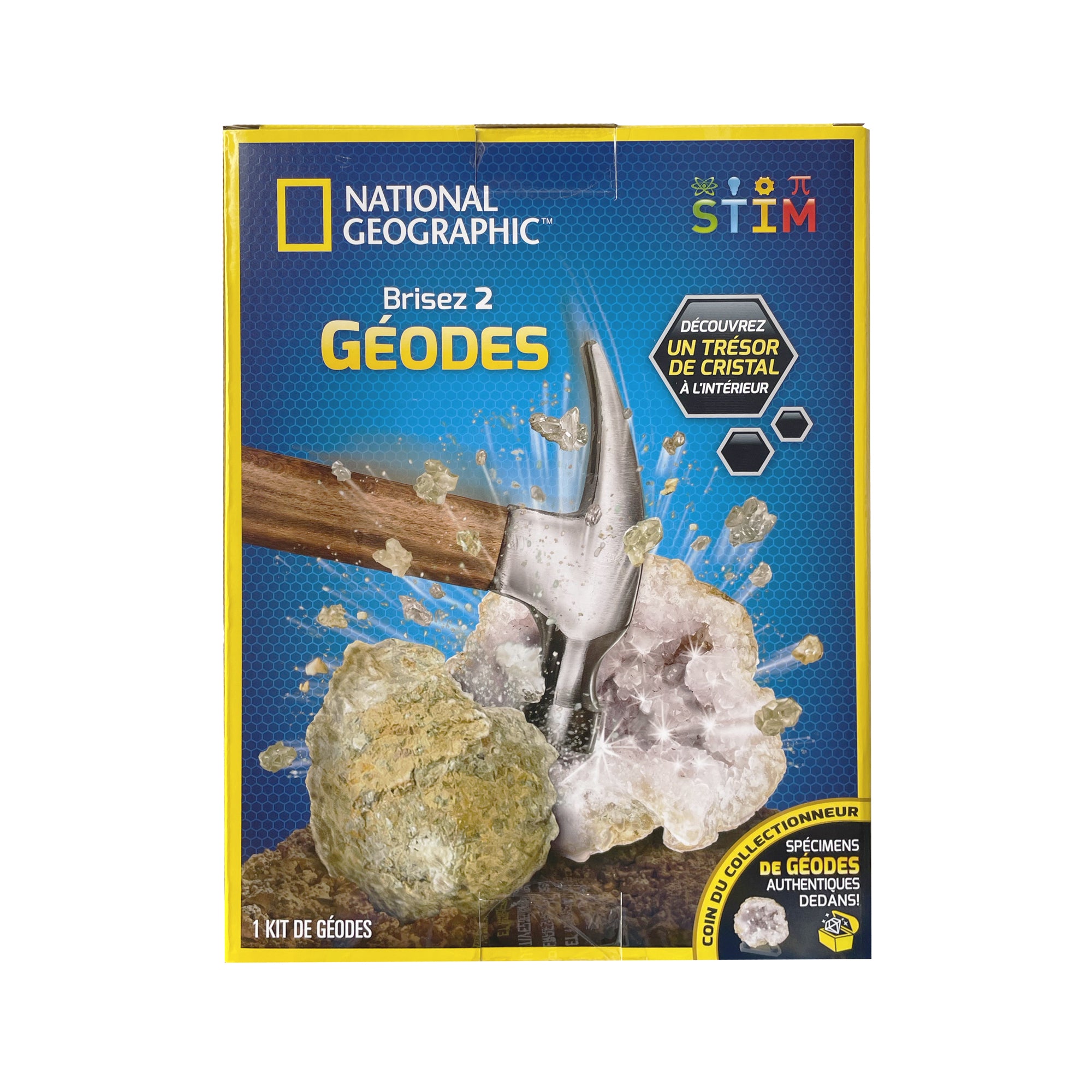 National Geographic ouvre 2 vraies géodes