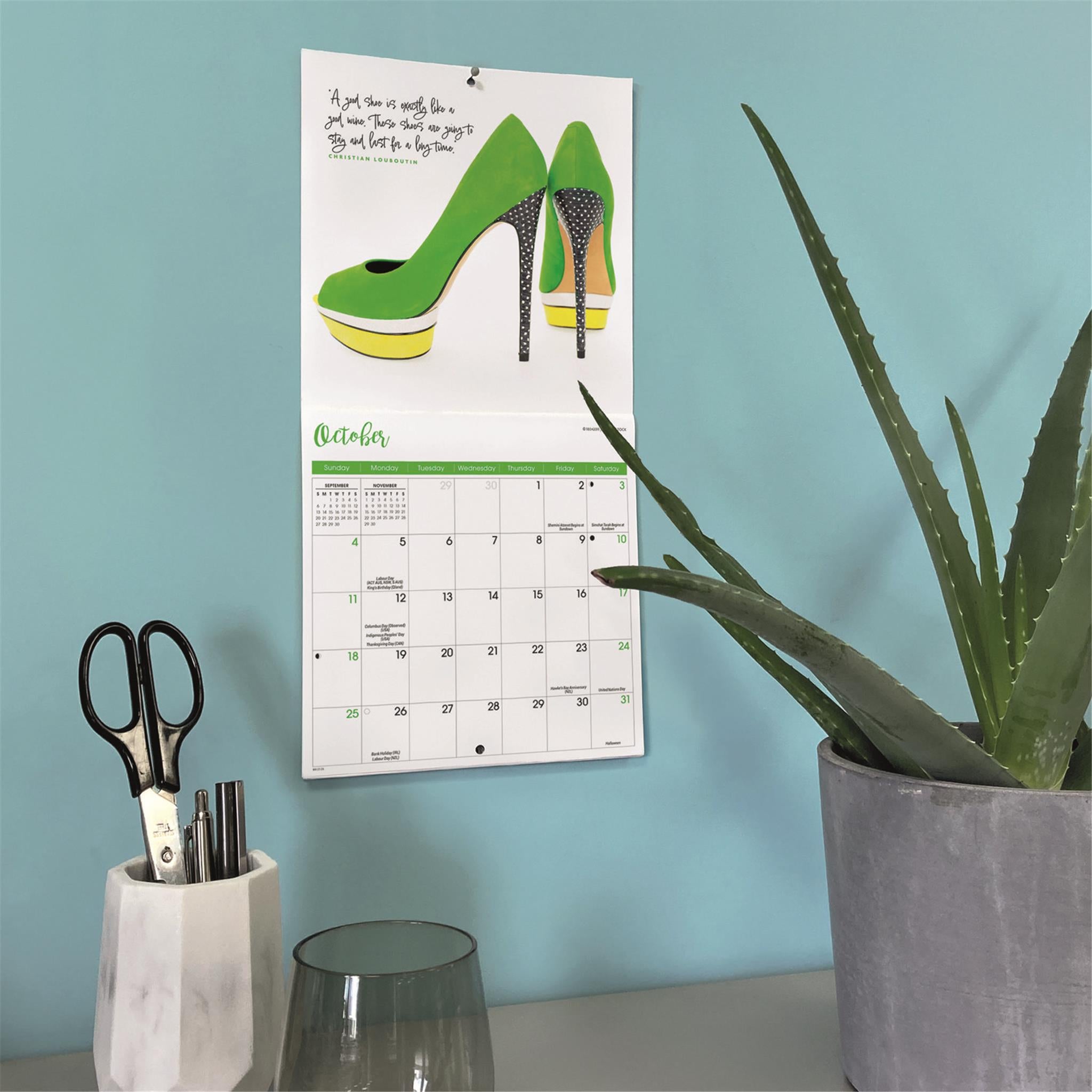 Mini calendrier Chaussures 2026