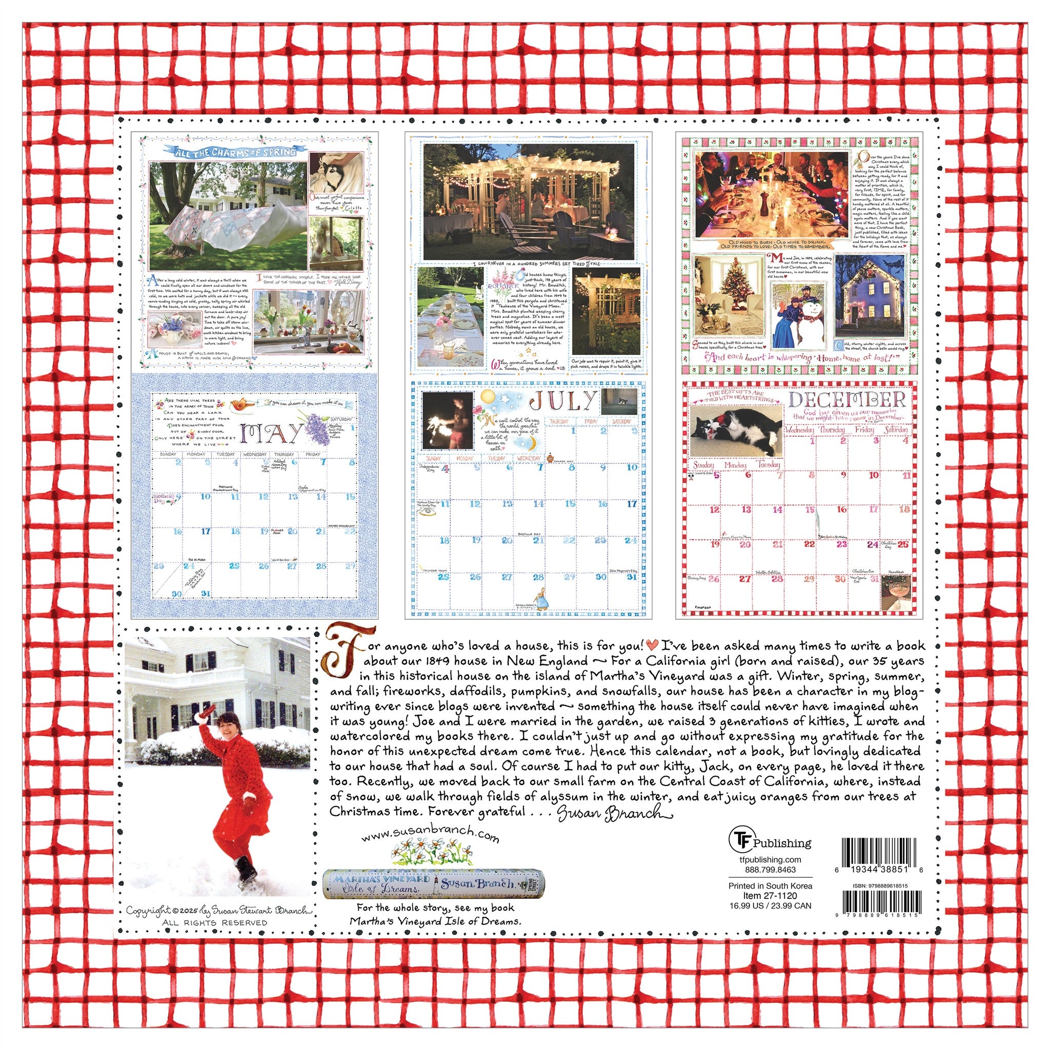 Susan Branch 2027 Wall Calendar - Online Only
