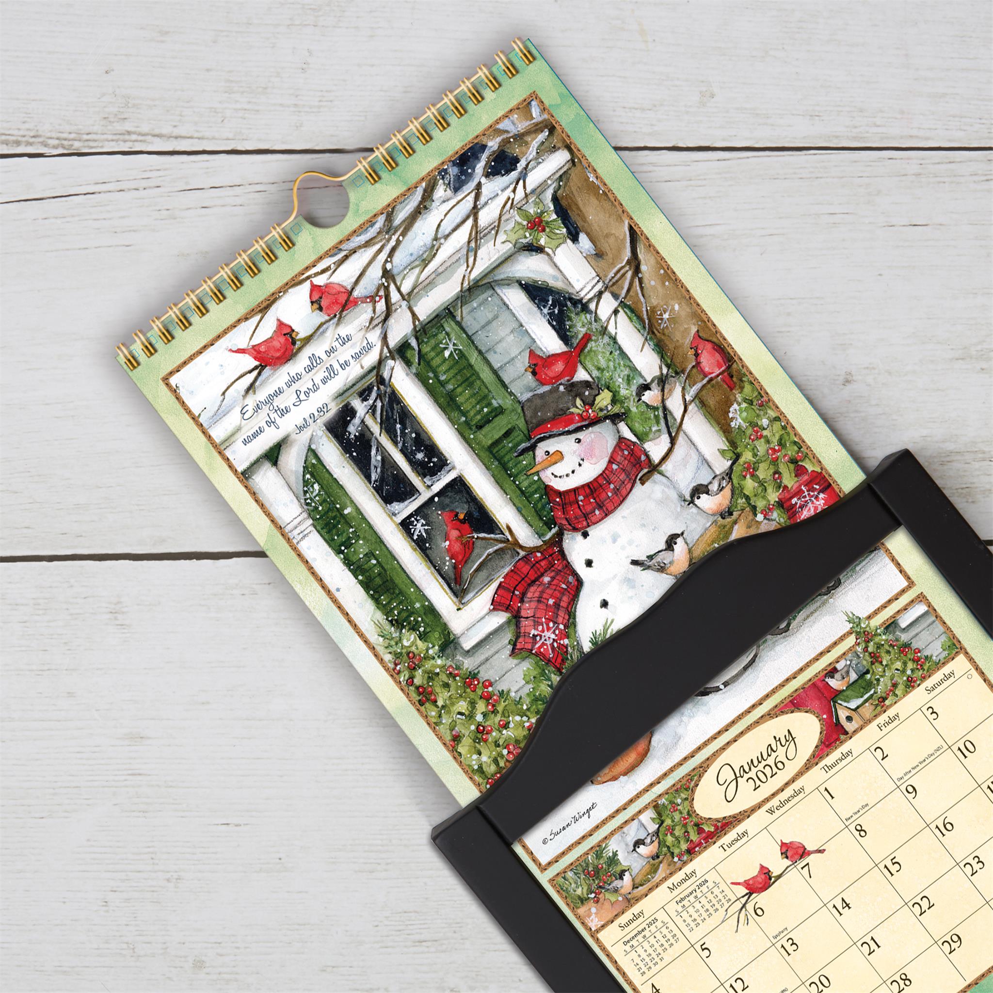 Calendrier mince « Abondance de bénédictions » 2026 - Disponible uniquement en ligne