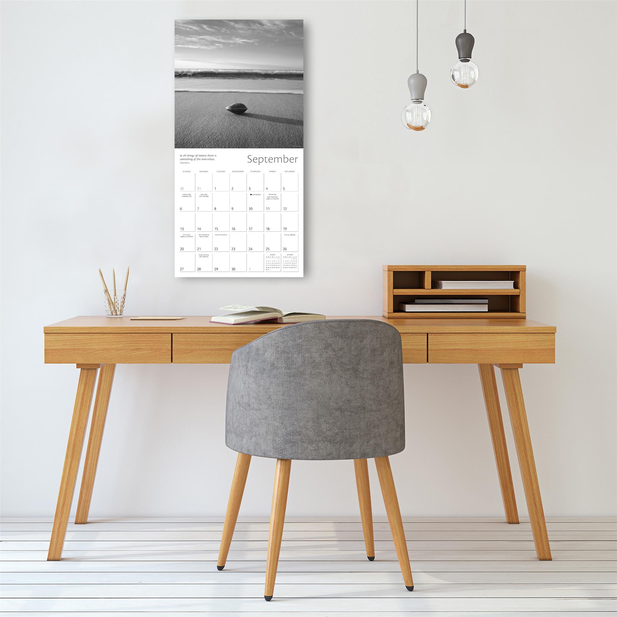 Calendrier mural Zen of Nature 2026 - Disponible uniquement en ligne