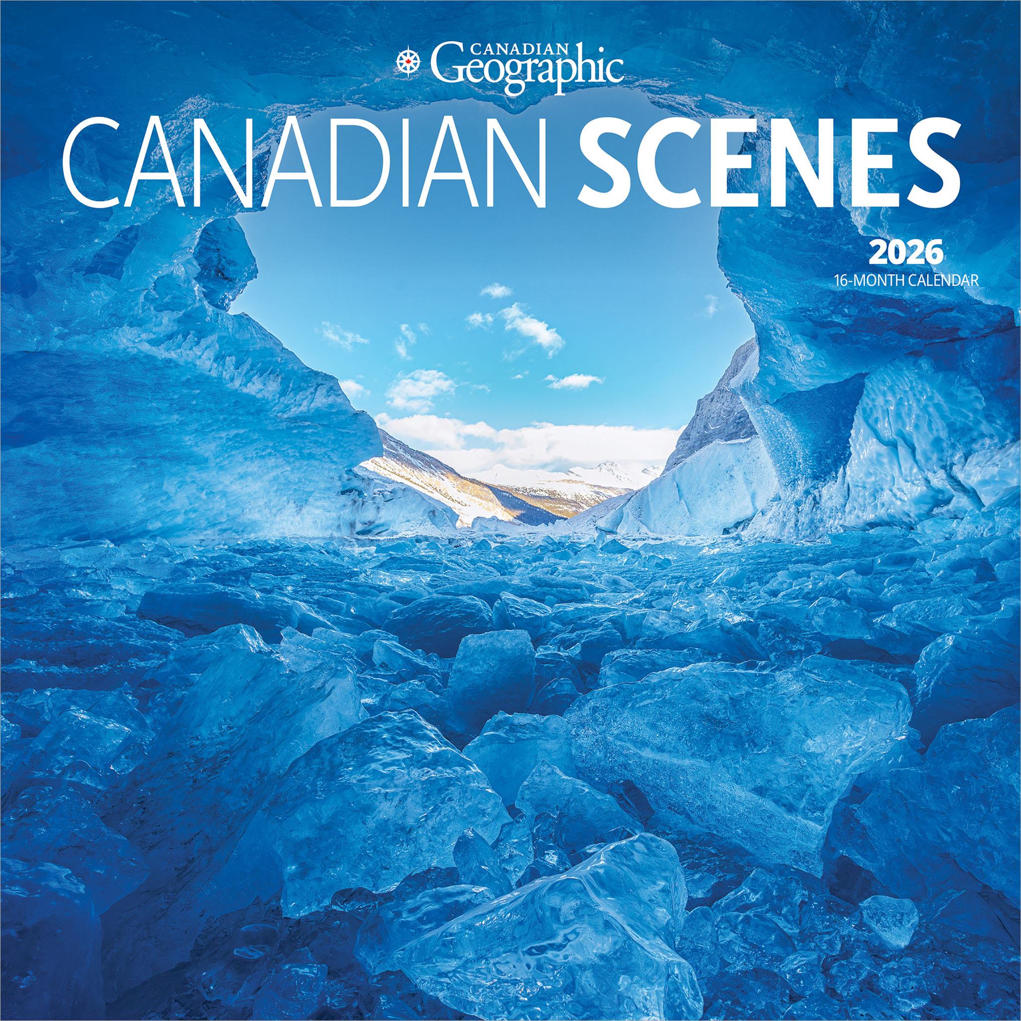 Mini-calendrier 2026 Scènes canadiennes de Canadian Geographic - Disponible uniquement en ligne