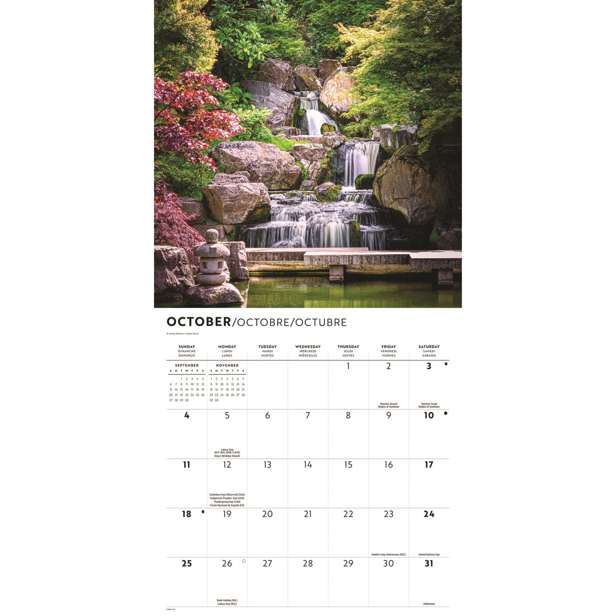 In The Garden 2026 Wall Calendar