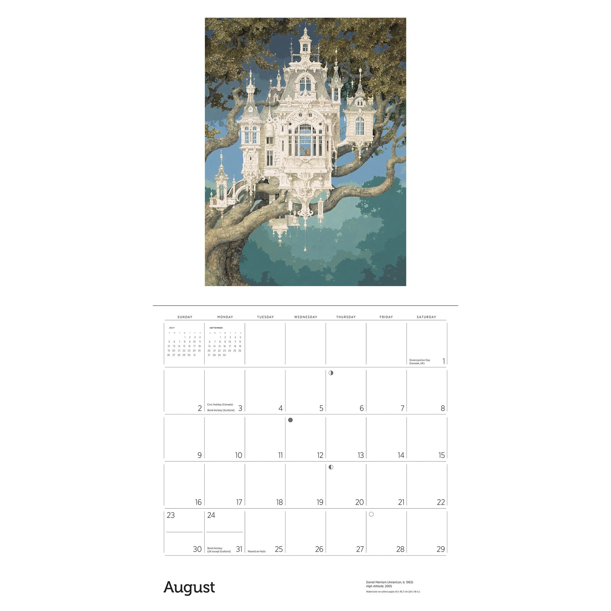 Calendrier mural 2026 de Daniel Merriam – Disponible uniquement en ligne
